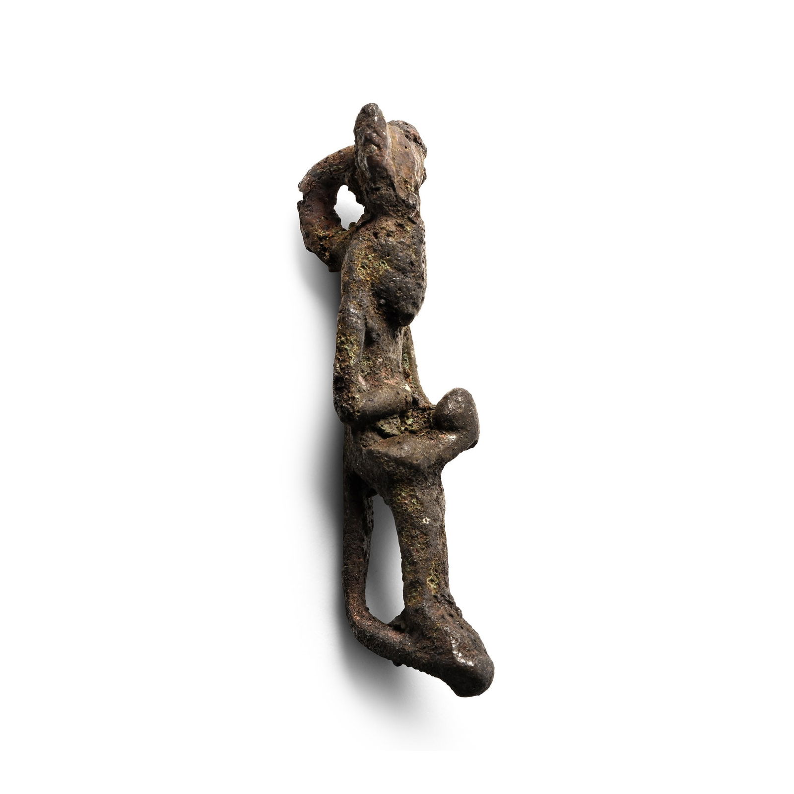Egyptian Bronze Isis and Horus Pendant (1 of 1)