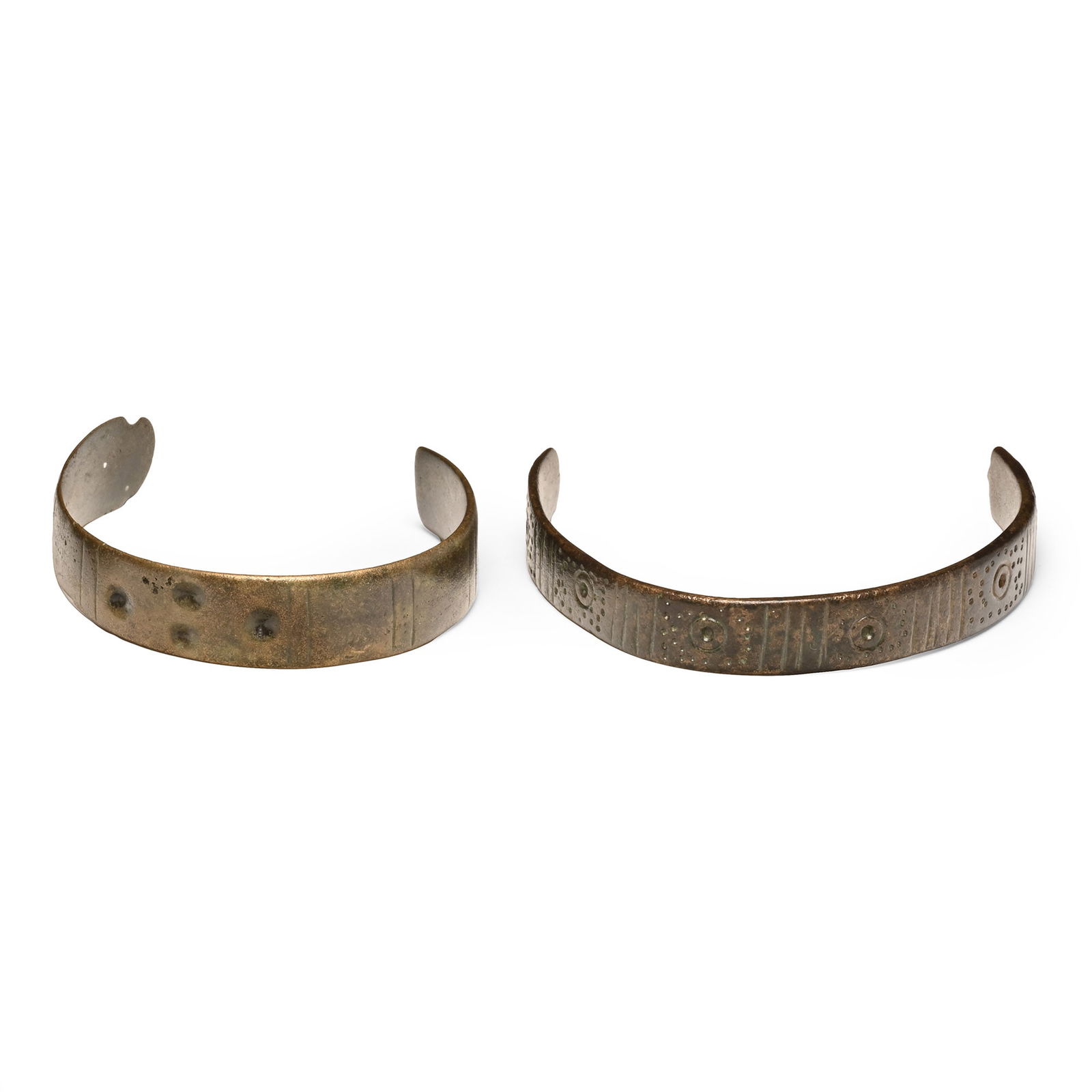 Late Roman Bronze Bracelet Pair (1 of 1)