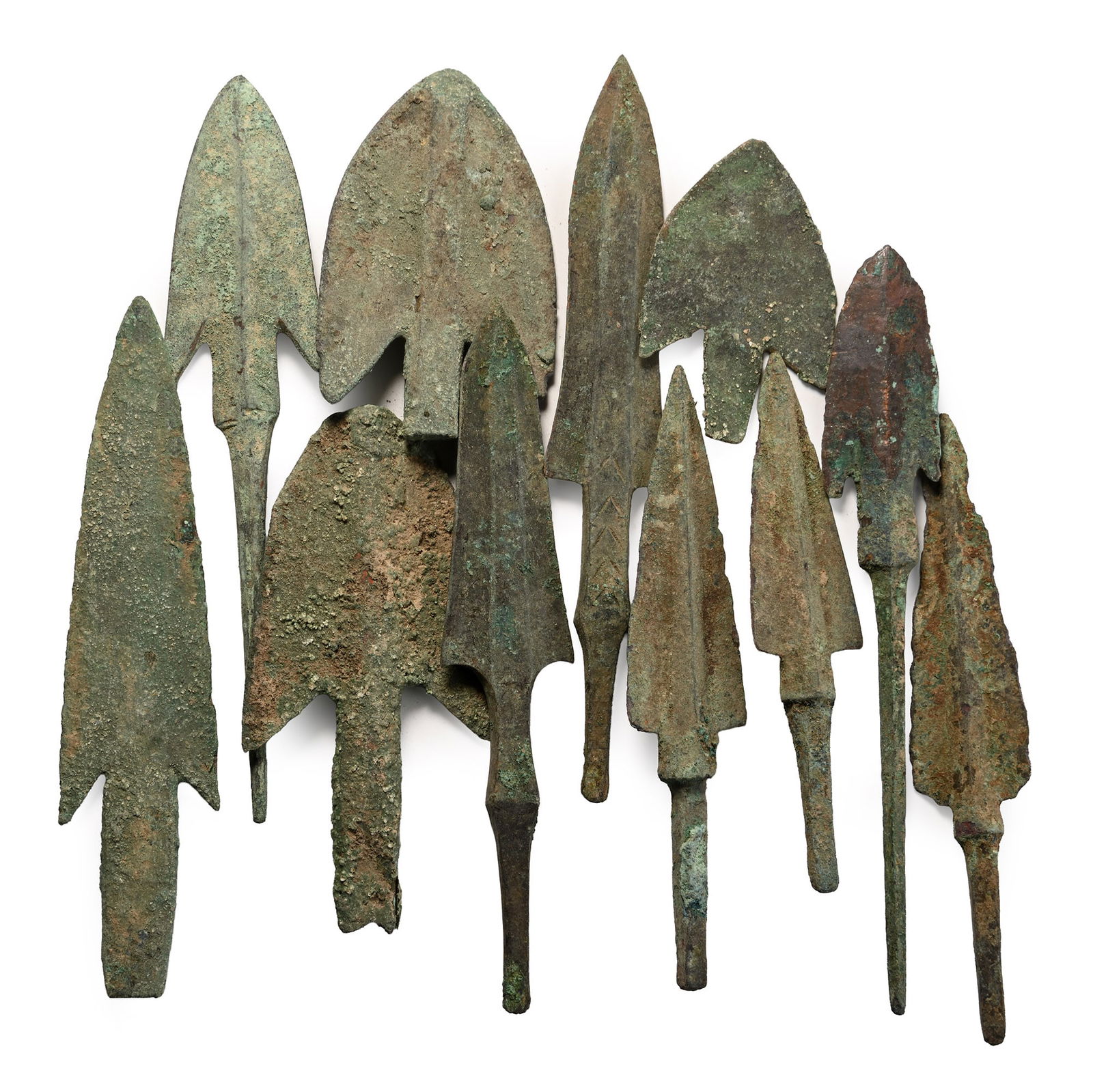 Luristan Bronze Arrowhead Collection (1 of 1)