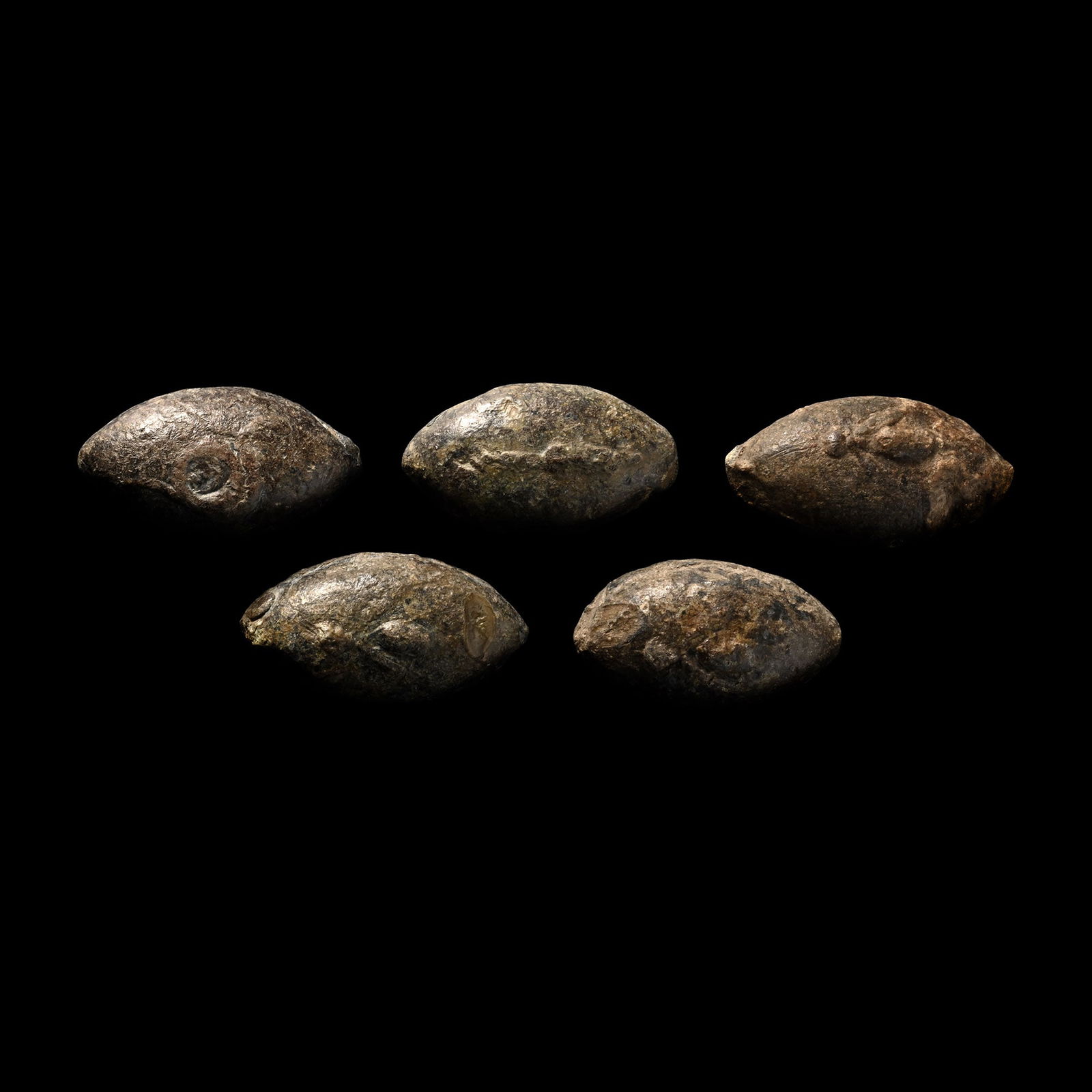 Roman Lead Slingshot Group (1 of 1)