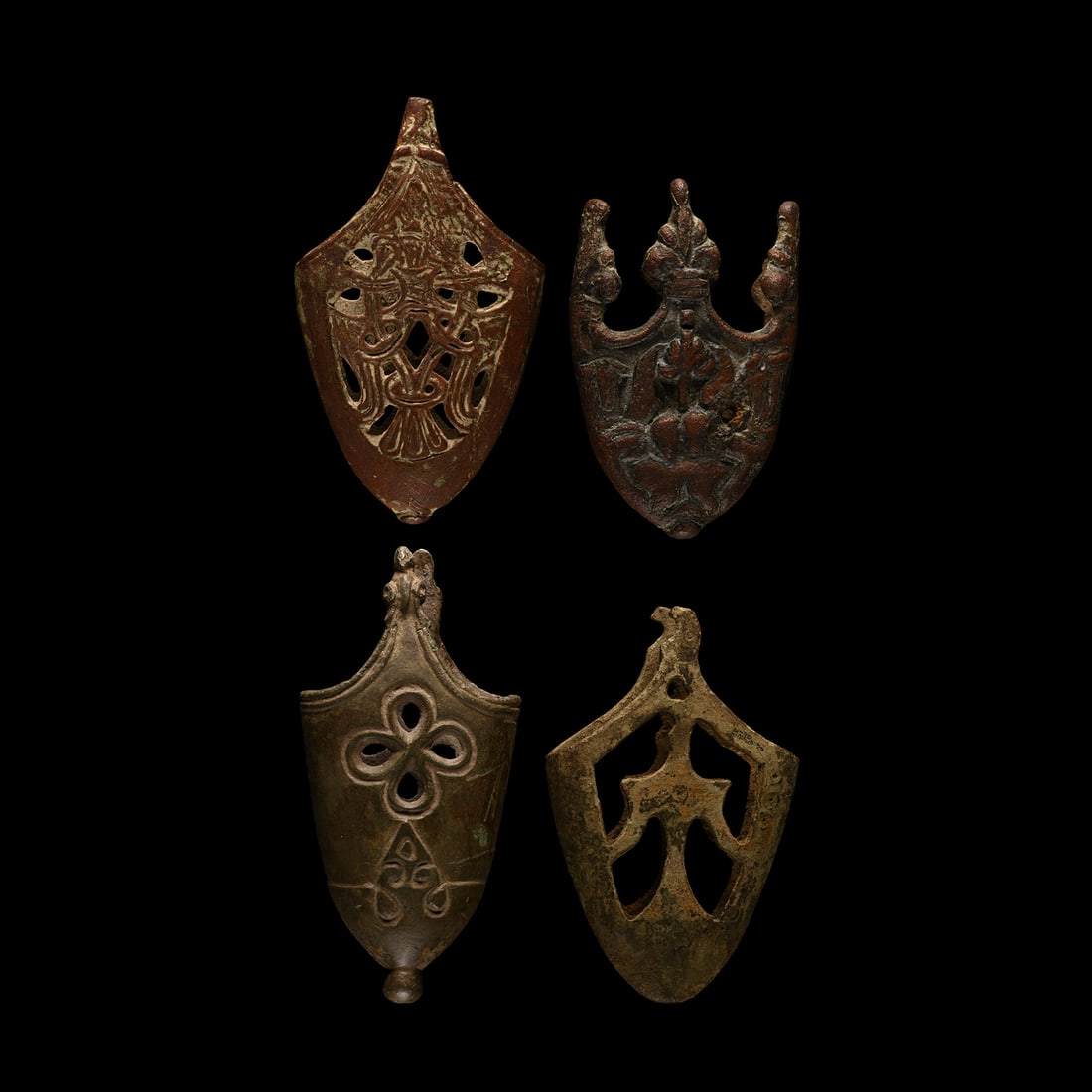 Viking Age Bronze Sword Scabbard Chape Collection (1 of 1)