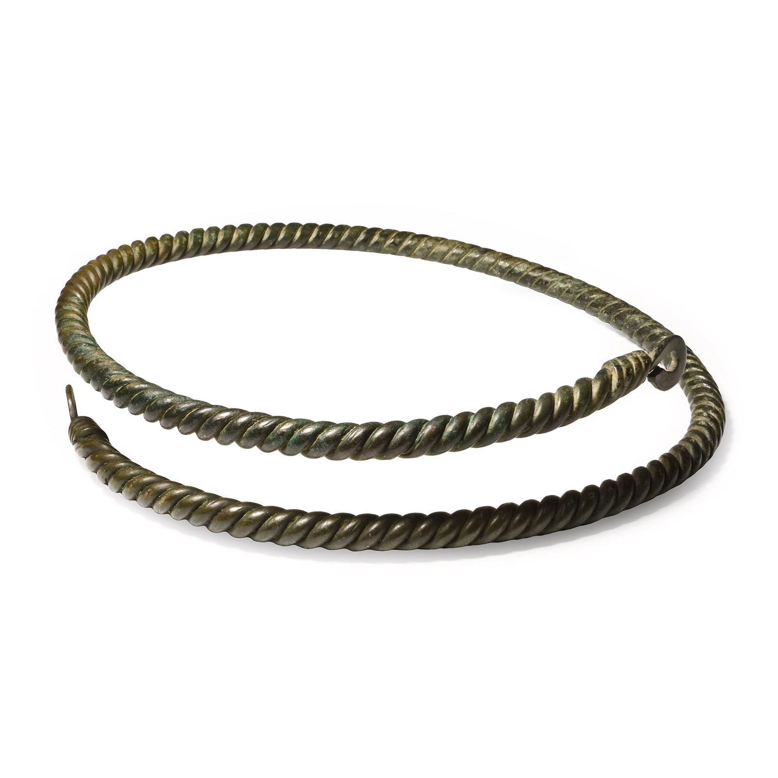 Very Large Viking Period Twisted Neck Torc with Loop Terminals (1 of 1)