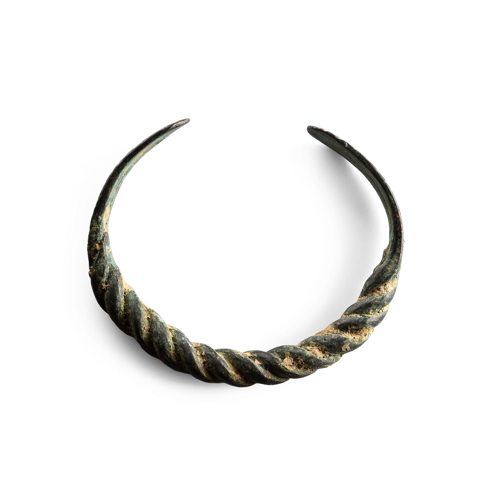 Viking Age Bronze Decorated Bracelet (1 of 2)