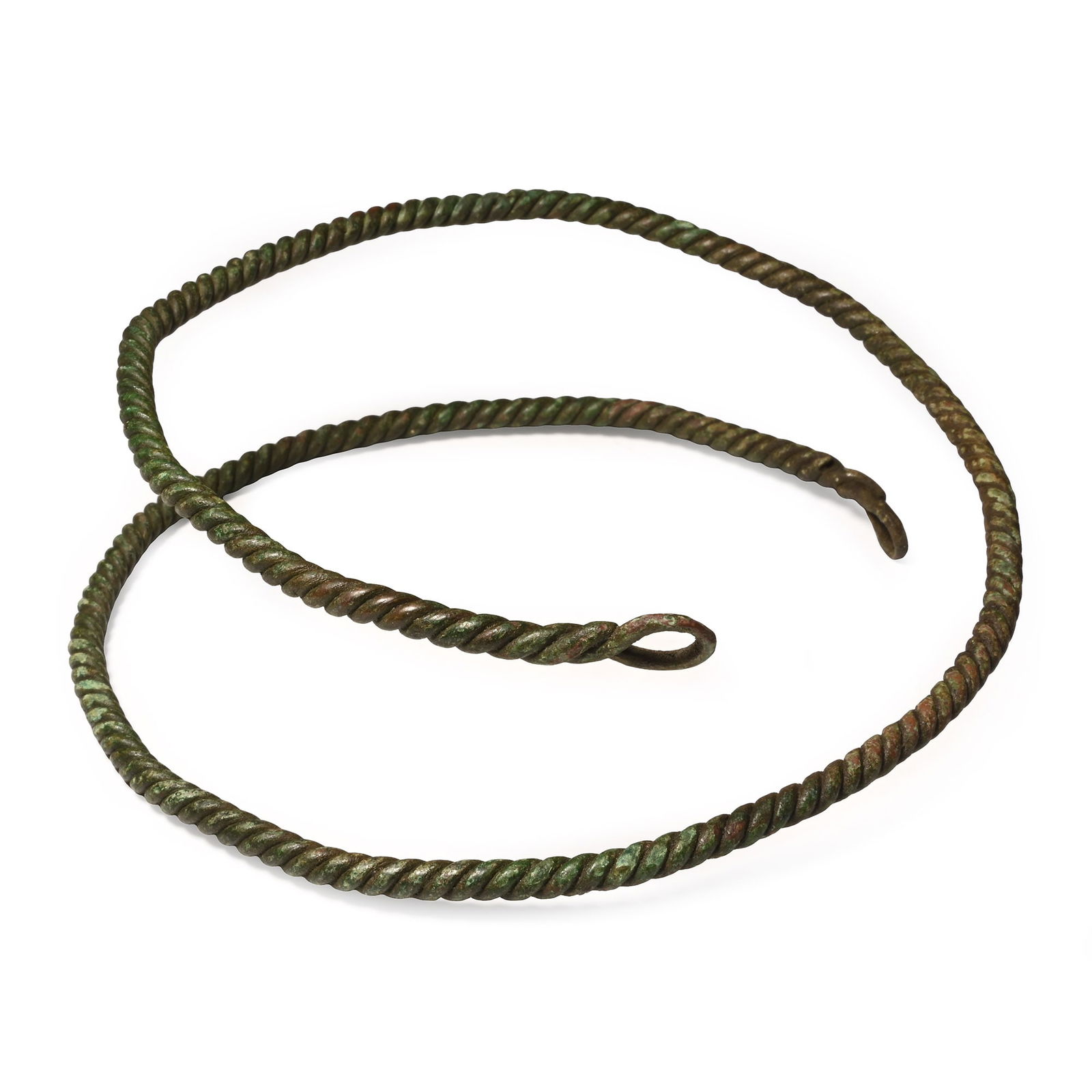 Viking Period Twisted Neck Torc with Loop Terminals (1 of 1)