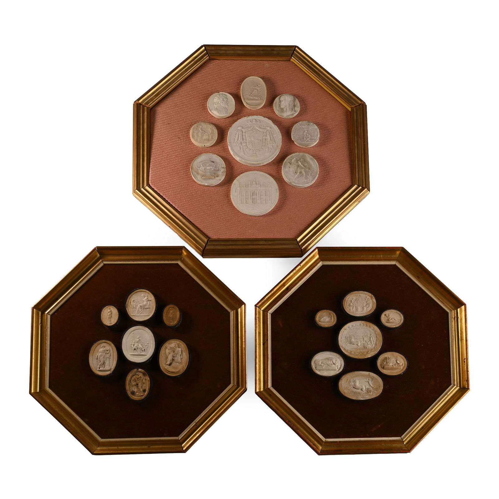 Post Medieval Framed Plaster Cast Collection (1 of 1)