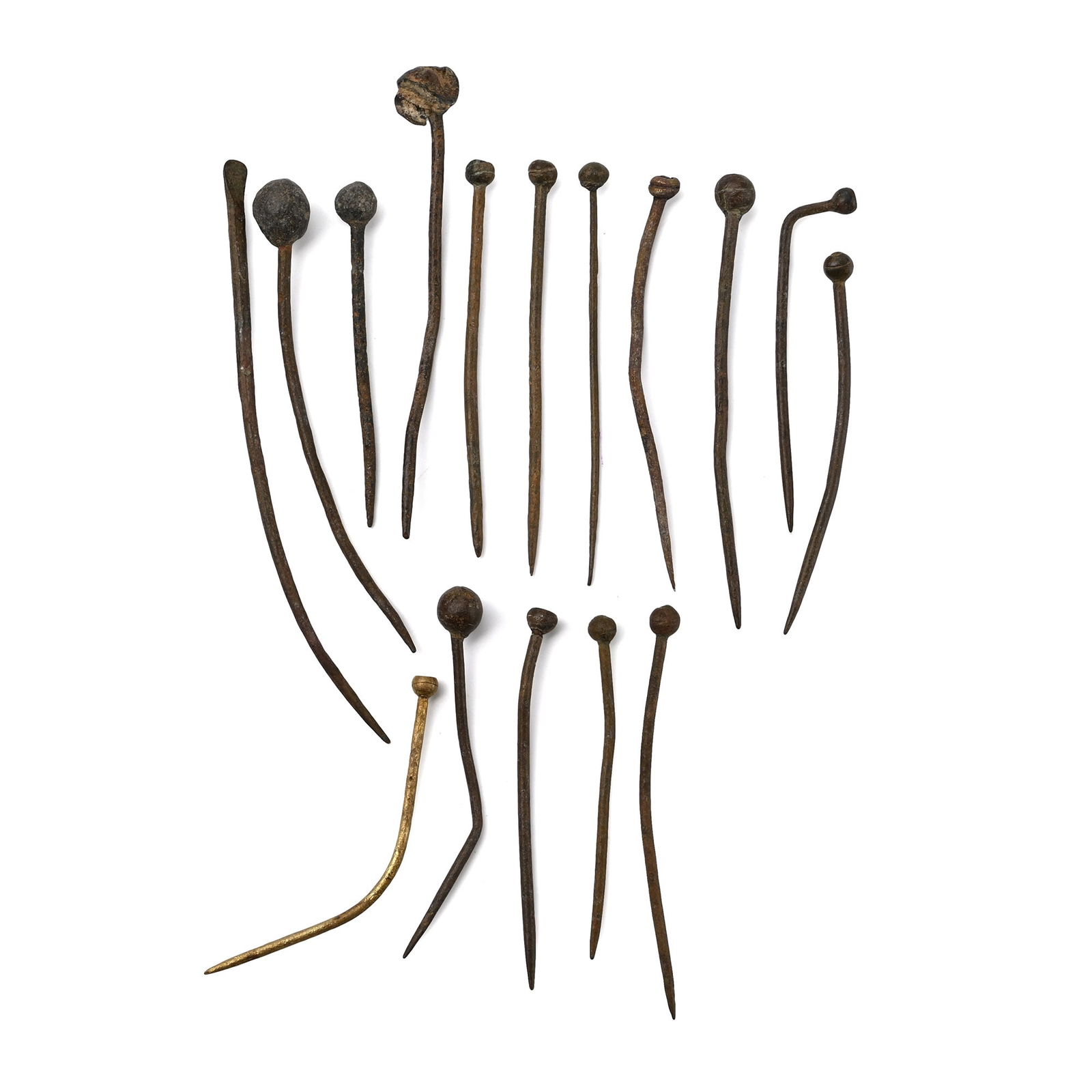 'Thames' Tudor Bronze Dress Pin Collection (1 of 1)