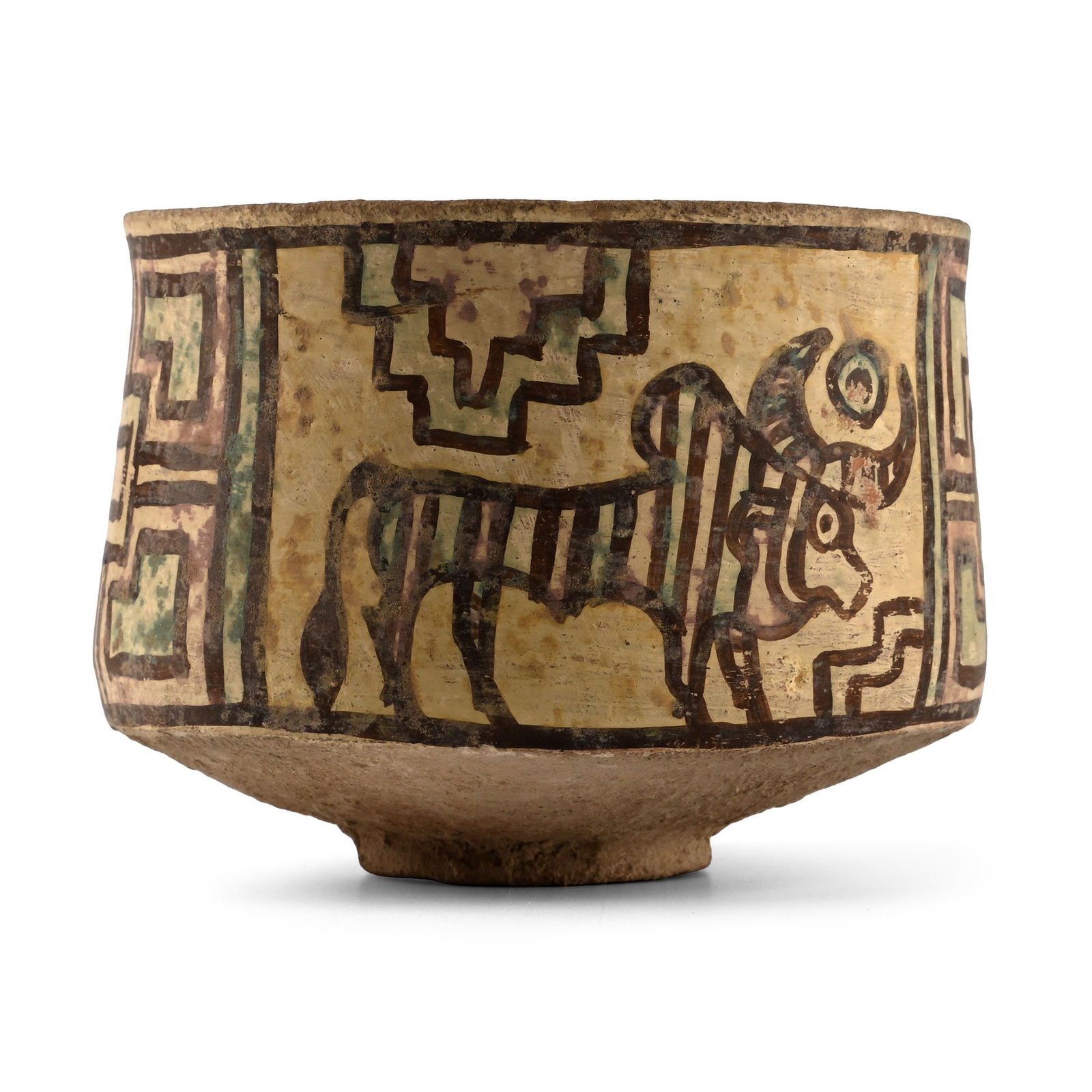 Indus Valley Mehrgarh Terracotta Cup with Animals (1 of 1)