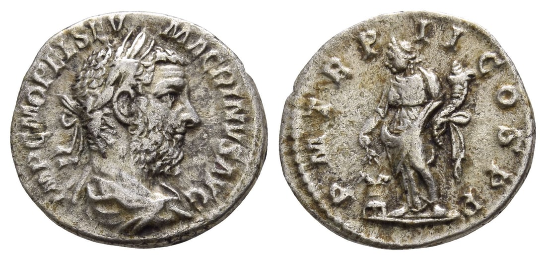 Macrinus AR Denarius.