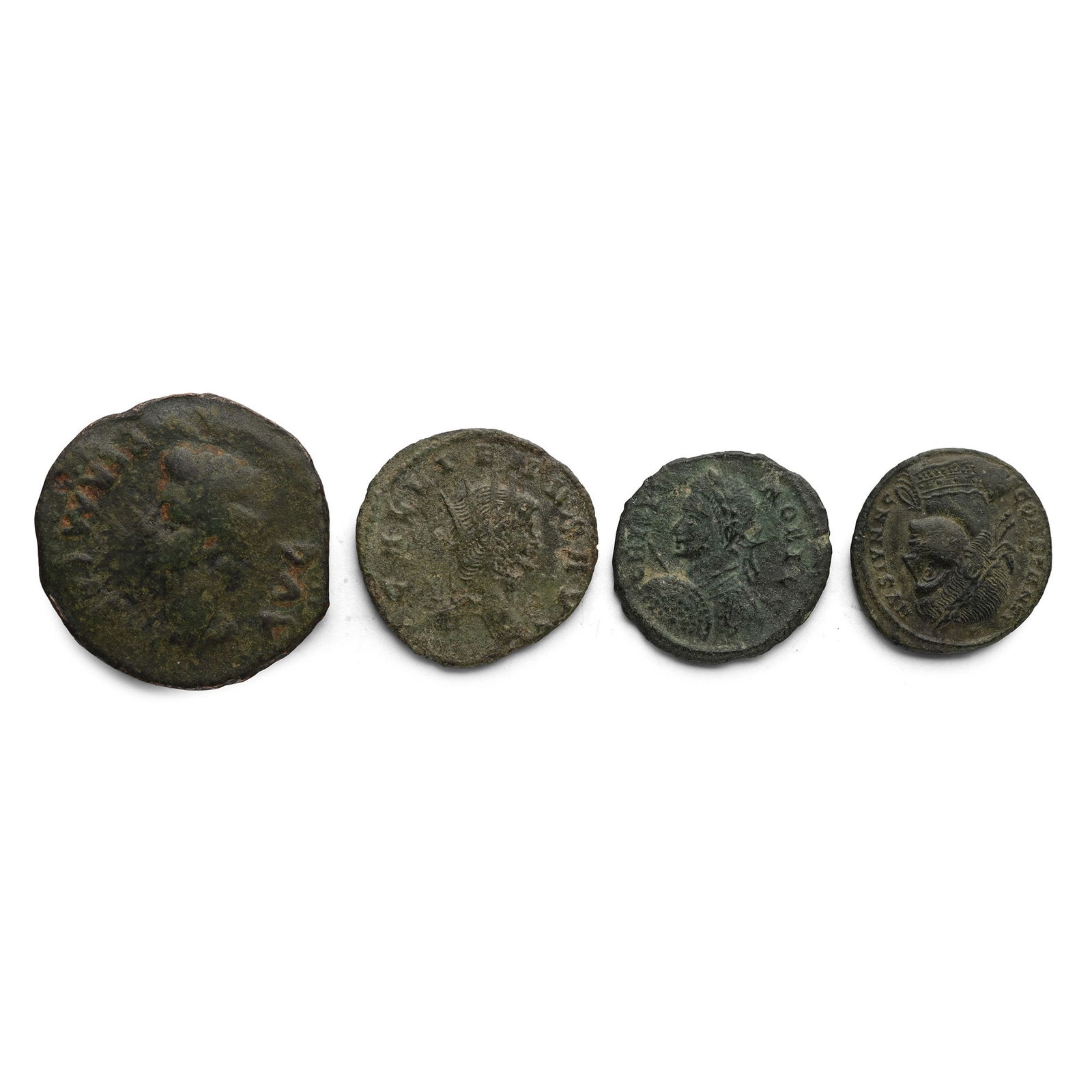 Group of Four [4] Roman AE Coins. (1 of 2)