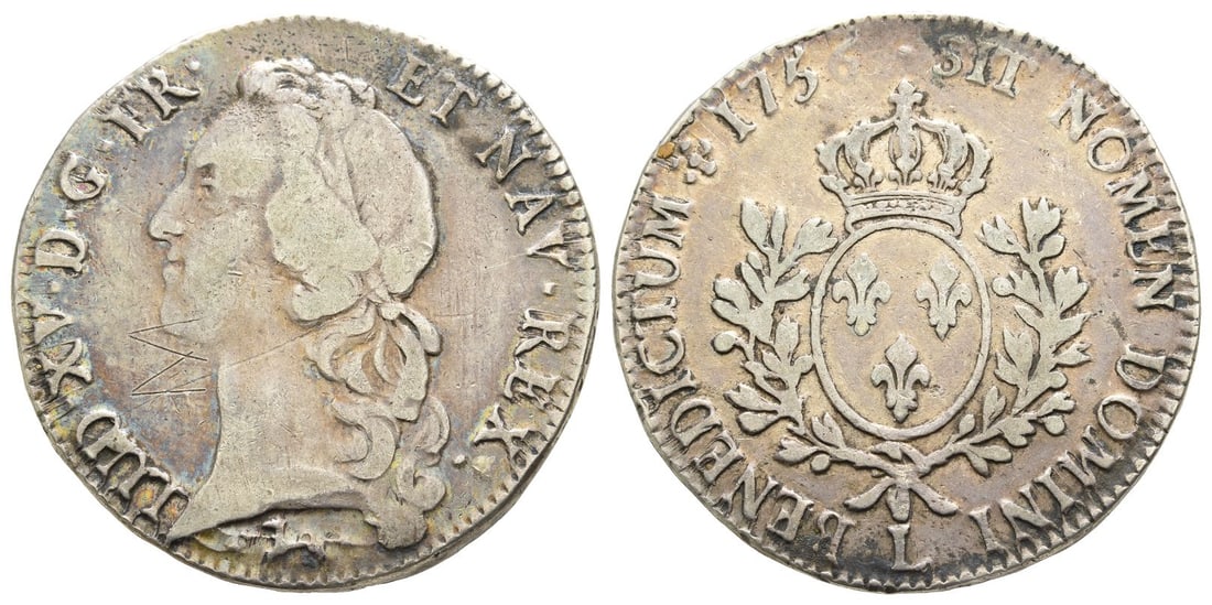 France. Louis XV AR Écu. (1 of 1)