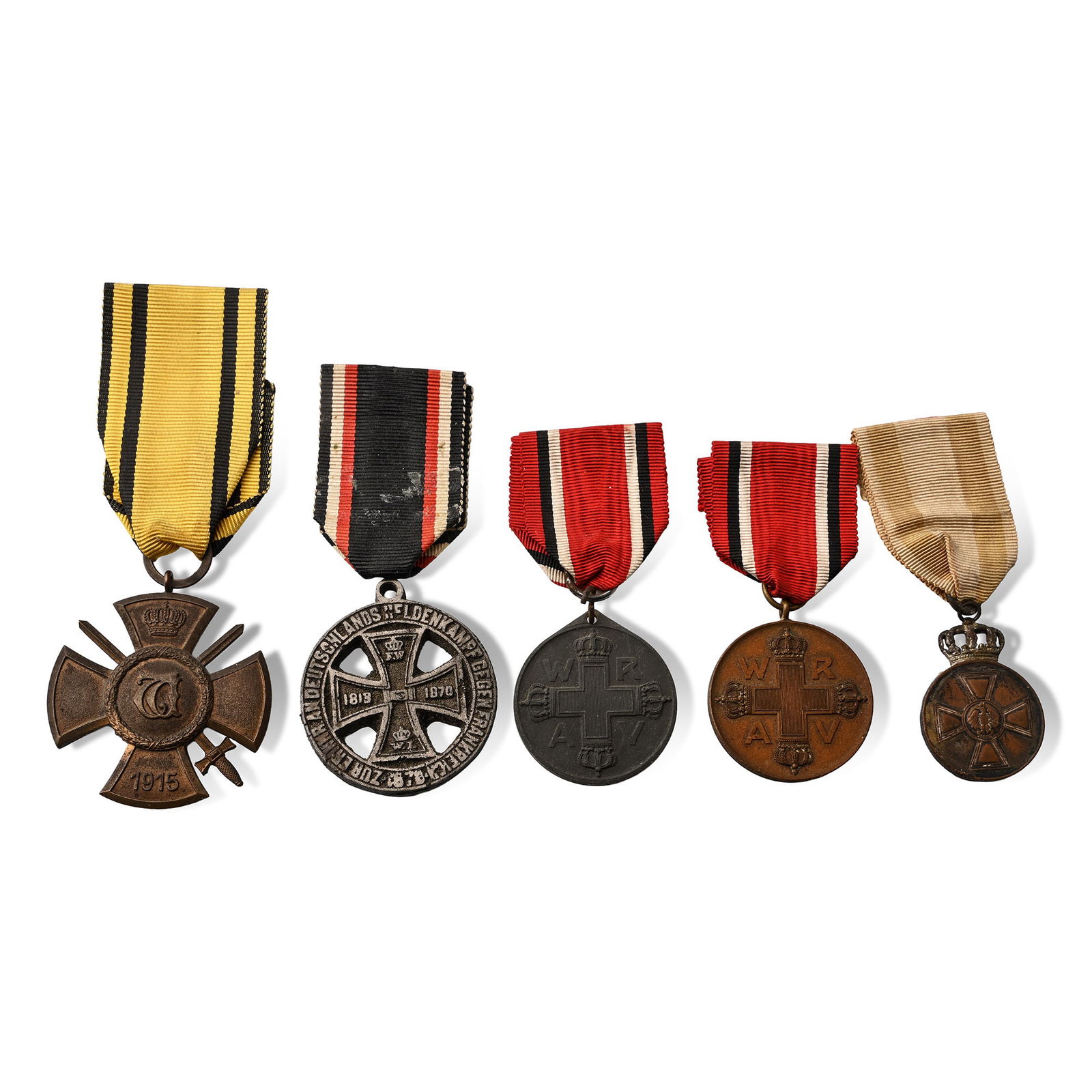 Group of Five [5] German WWI Medals. (1 of 1)