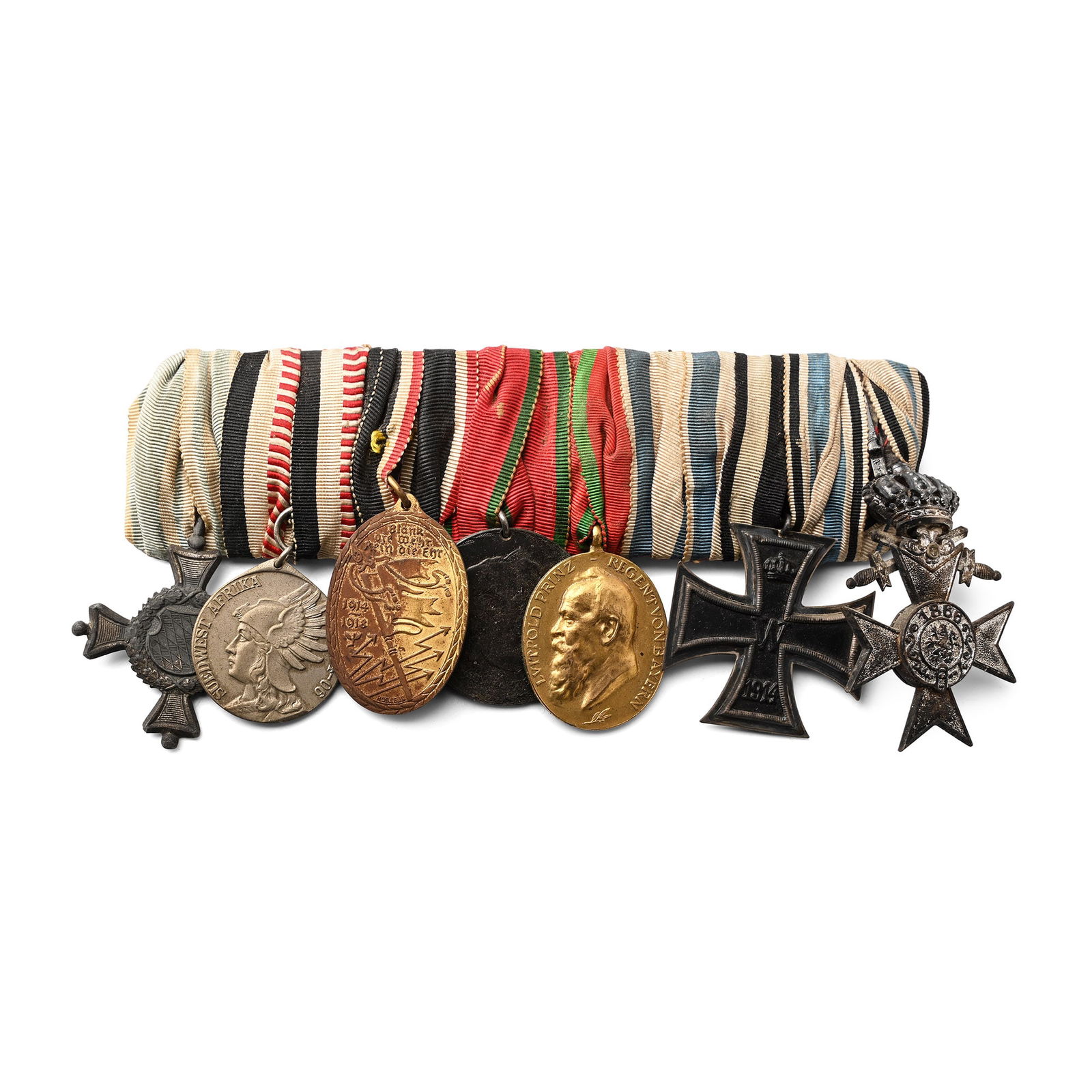 German WWI Mounted Medal Group. (1 of 1)