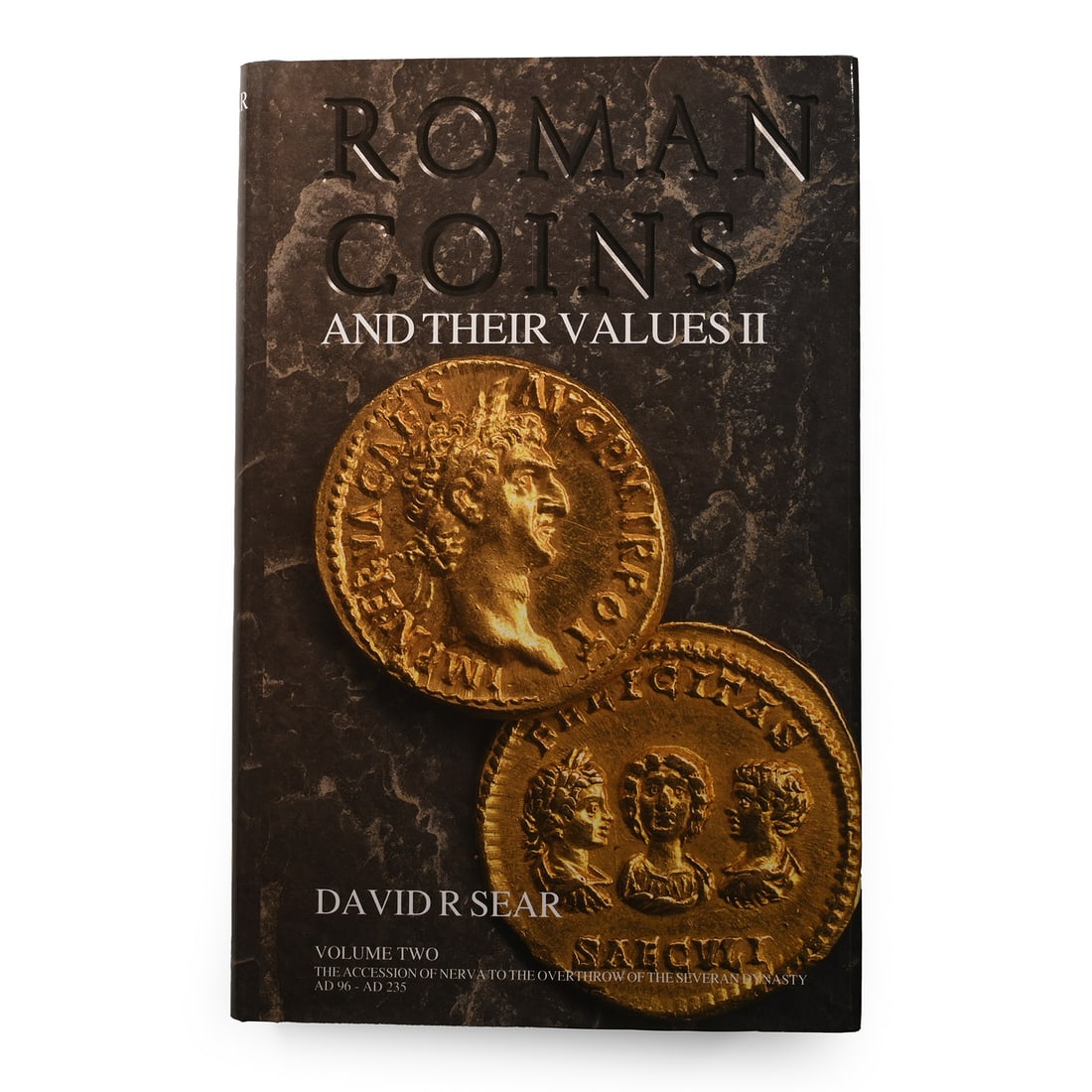 Roman Coins and Their Values - Volume II: 2002 A.D. David R Sear - London, 2002, hardback with dustwrapper, 696 pp, black and white illustrations; new. 1.35 kg, 22.5 x 14.5 cm (8 7/8 x 5 3/4 in.). [No Reserve] Property of a North London, UK, 