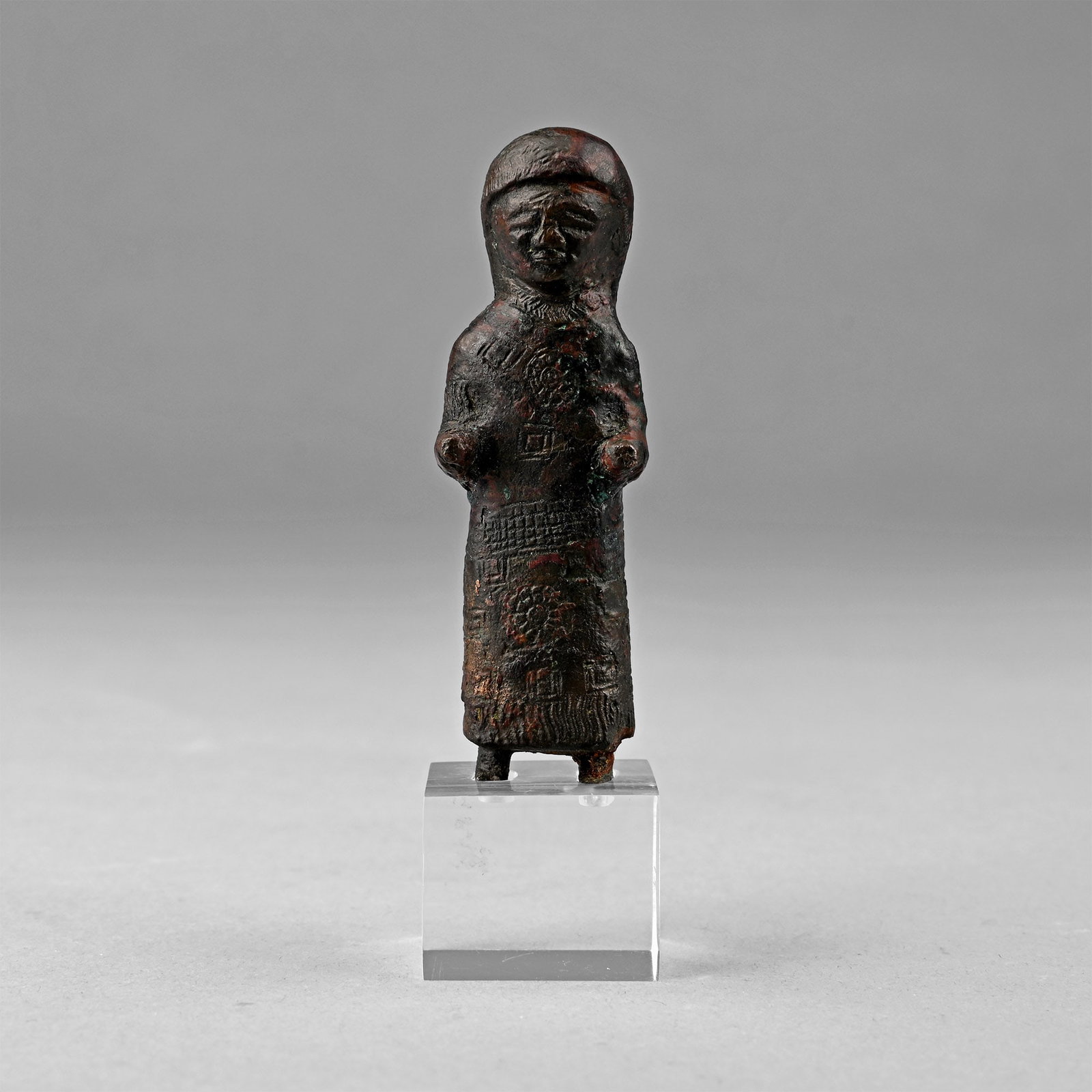 Urartu Copper Figure of a Goddess (1 of 2)