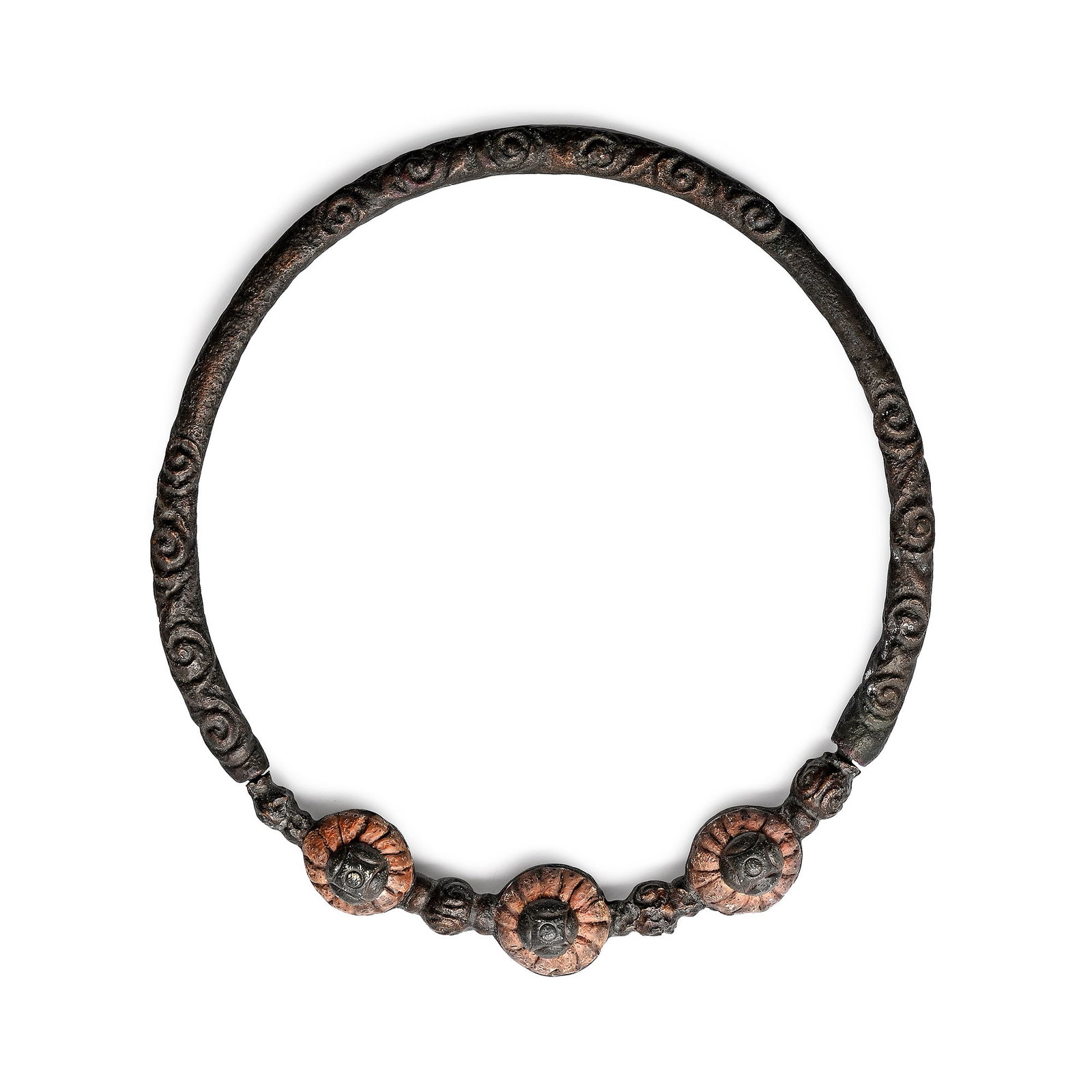French Celtic Bronze Neck Torc (1 of 1)