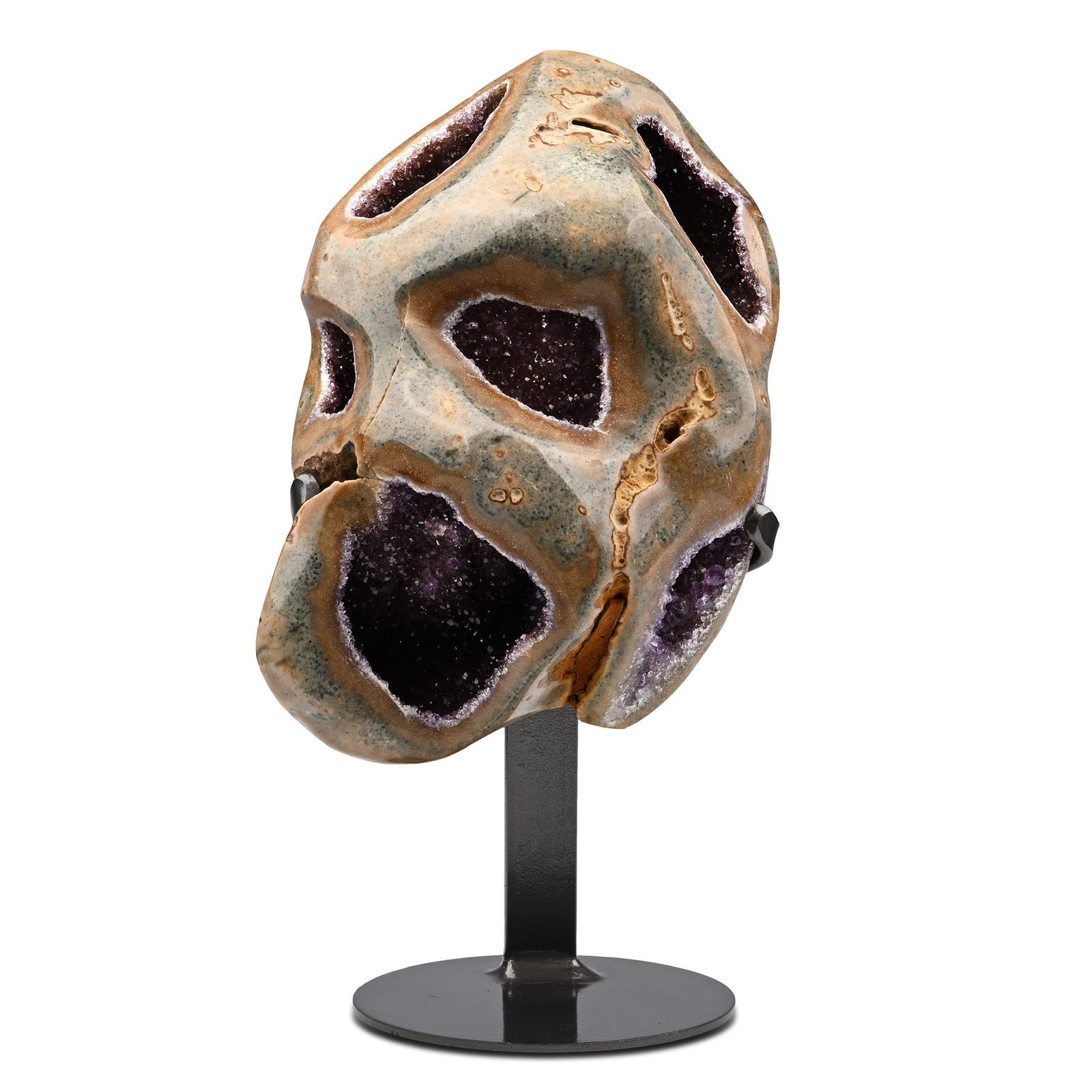 Agate and Amethyst 'Window' Display (1 of 1)