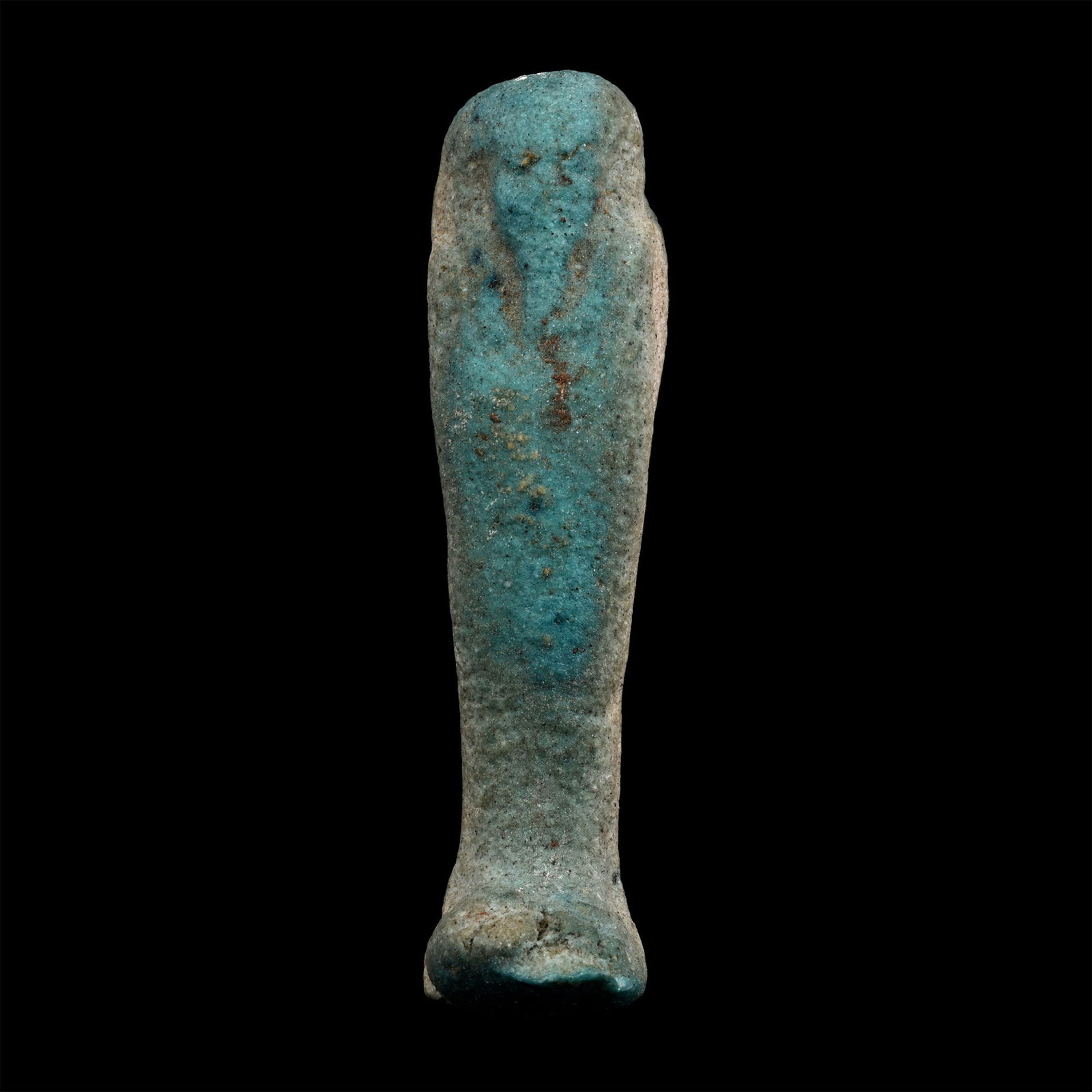 Egyptian Light Blue Faience Shabti (1 of 1)