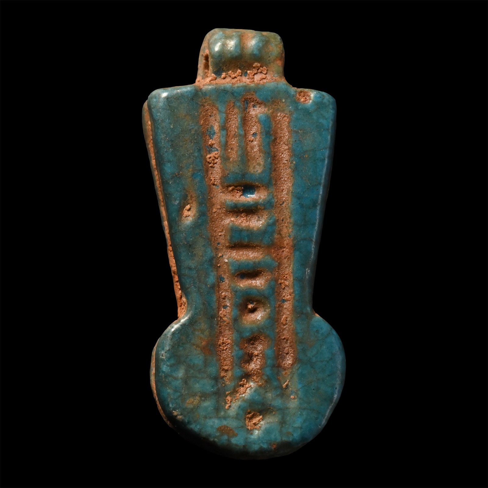 Egyptian Faience Menat Amulet (1 of 1)