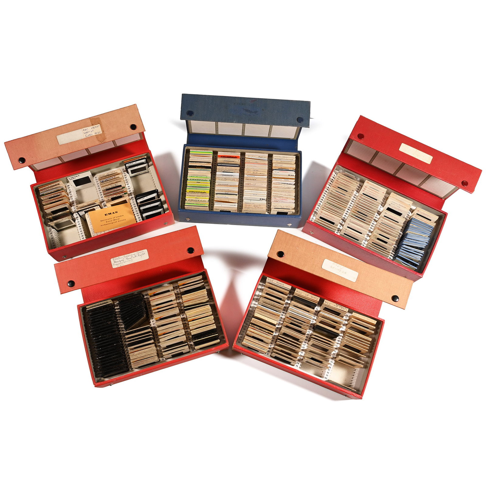 Historic Collection of 591 Slides of Egyptian Archaeological and Other Subjects (1 of 2)