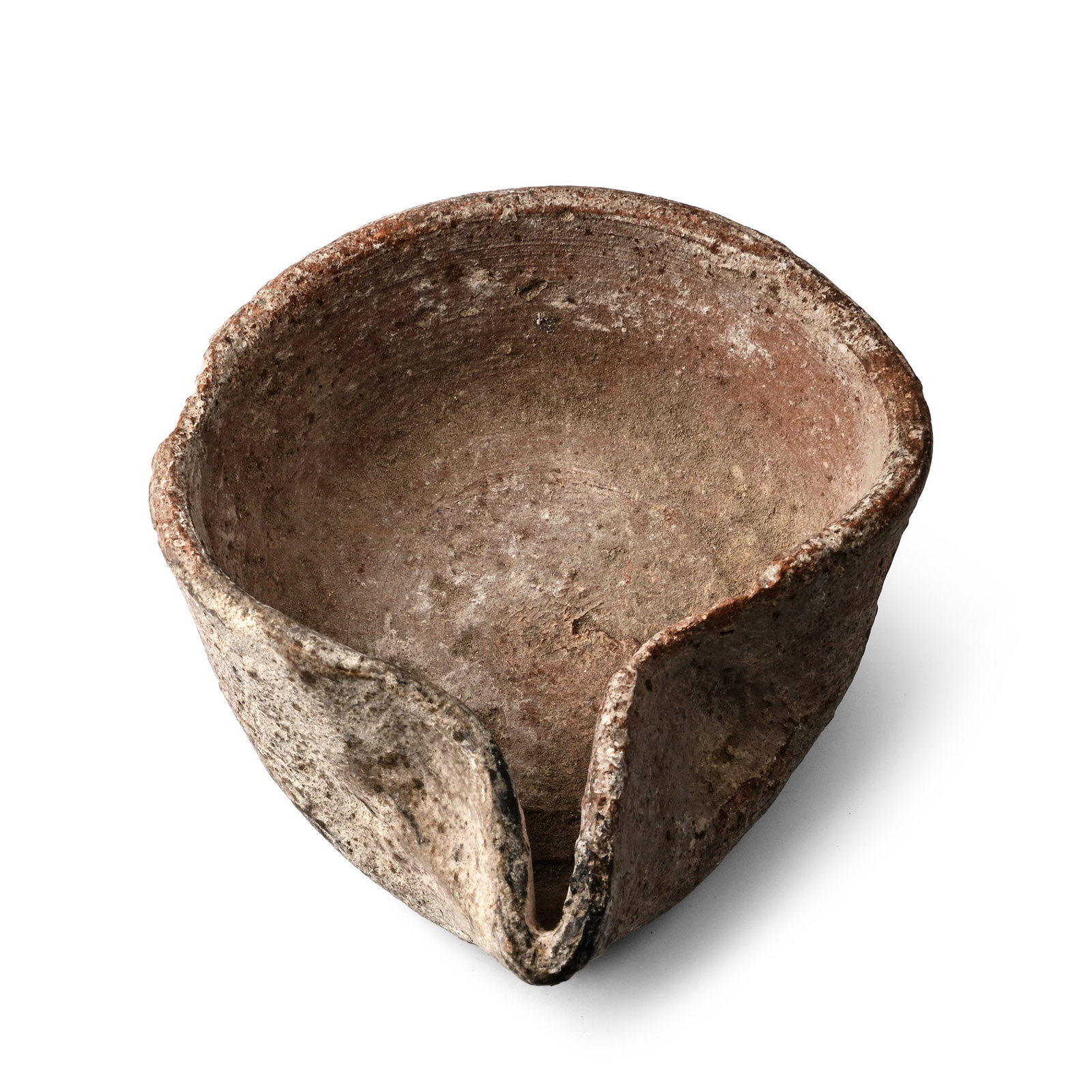 Greek Terracotta Pinched Rim Oil Lamp (1 of 1)