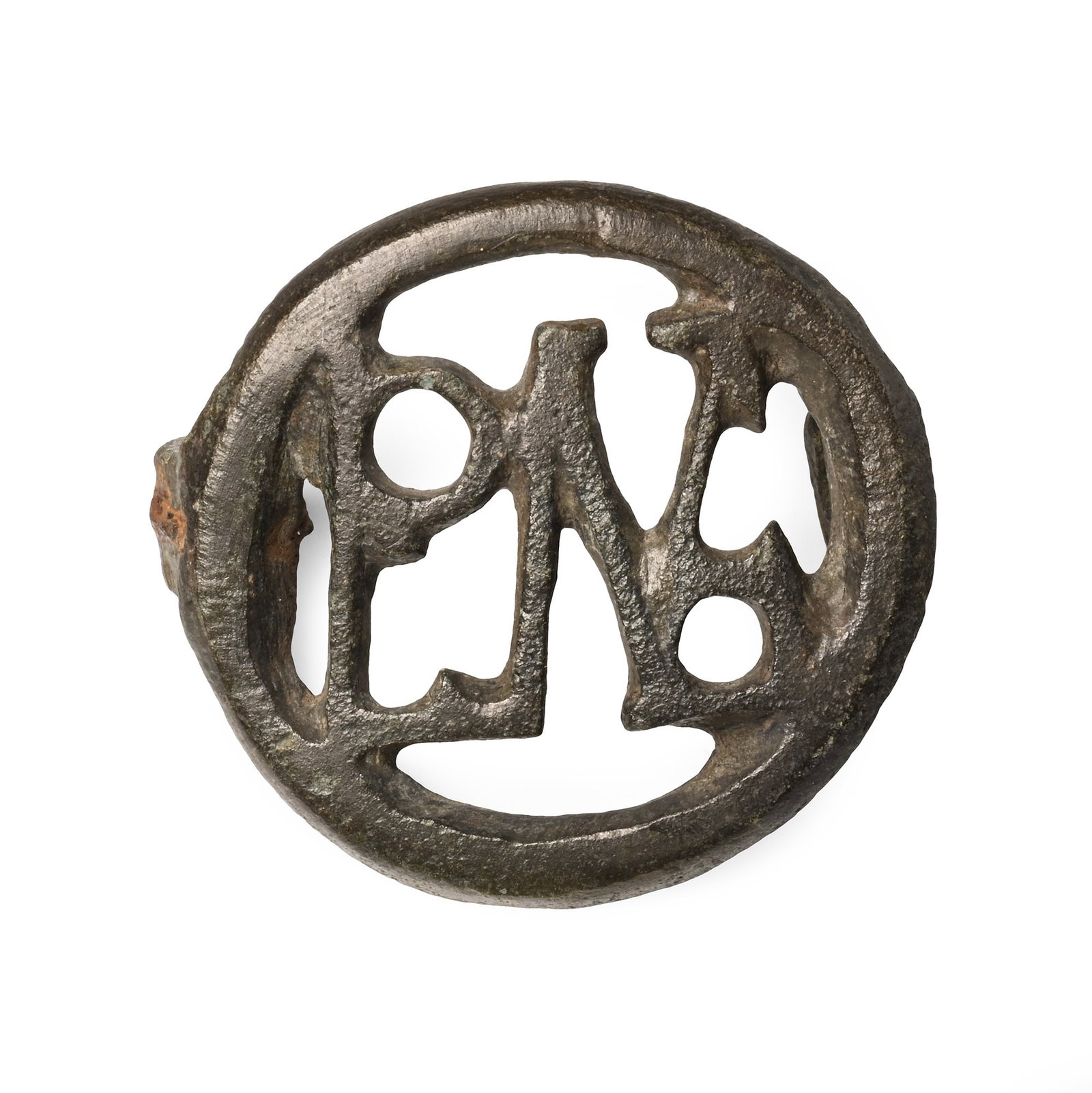 Roman Bronze ROMA Brooch (1 of 1)