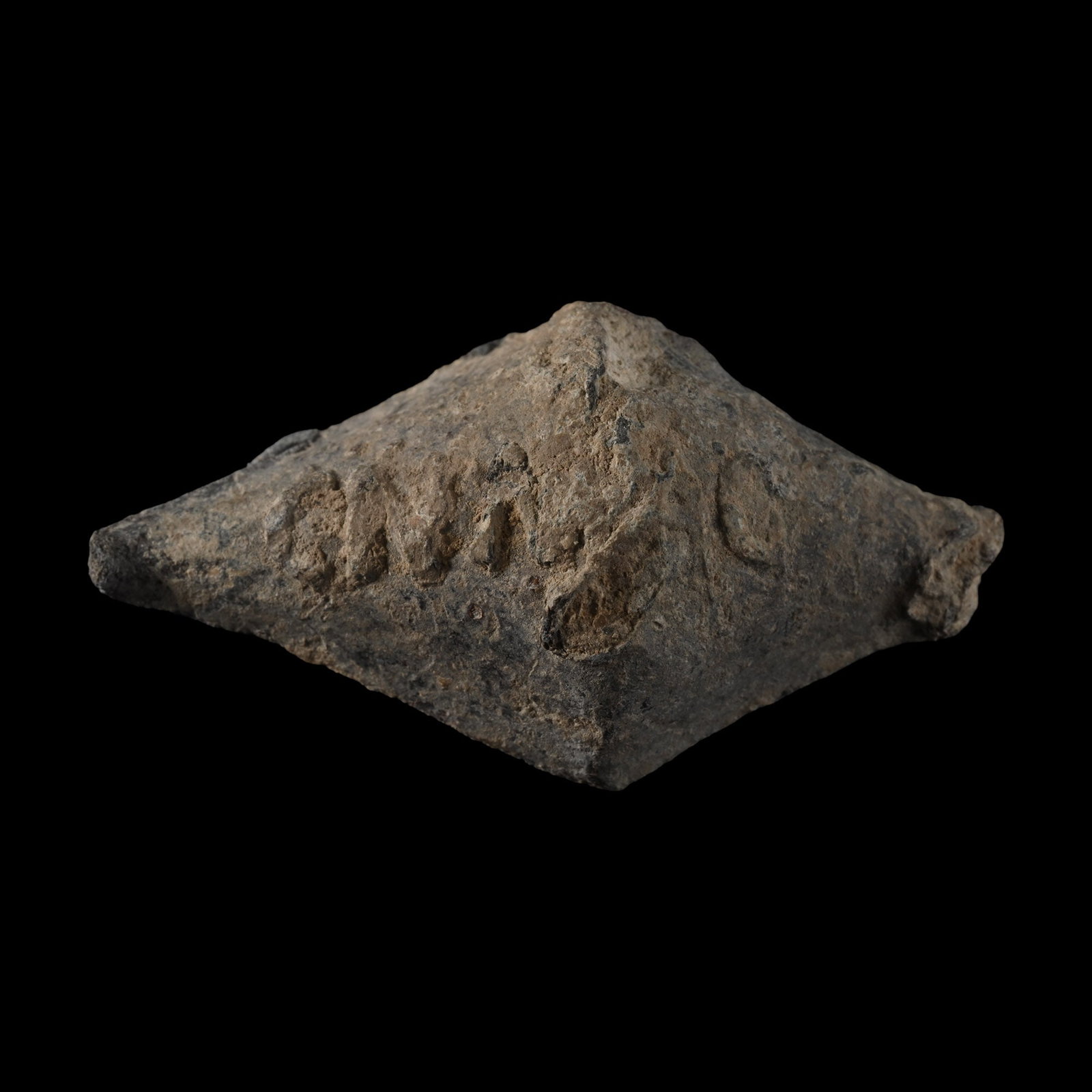 Roman Lead Cnaeus Pompey Battle of Munda Slingshot (1 of 1)
