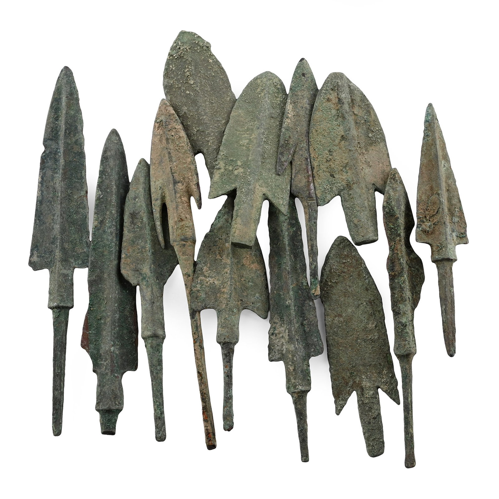 Western Asiatic Bronze Arrowhead Collection (1 of 1)