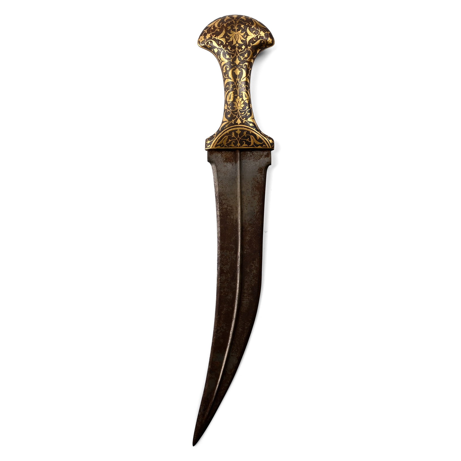 Indo-Persian Iron Dagger with Gilded Hilt (1 of 1)
