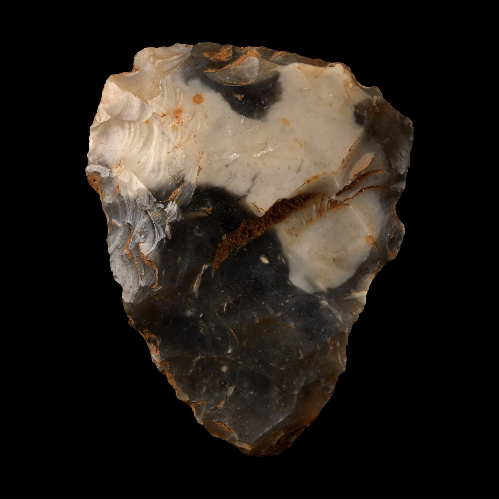British Stone Age Flint Knife from Farnham (1 of 2)