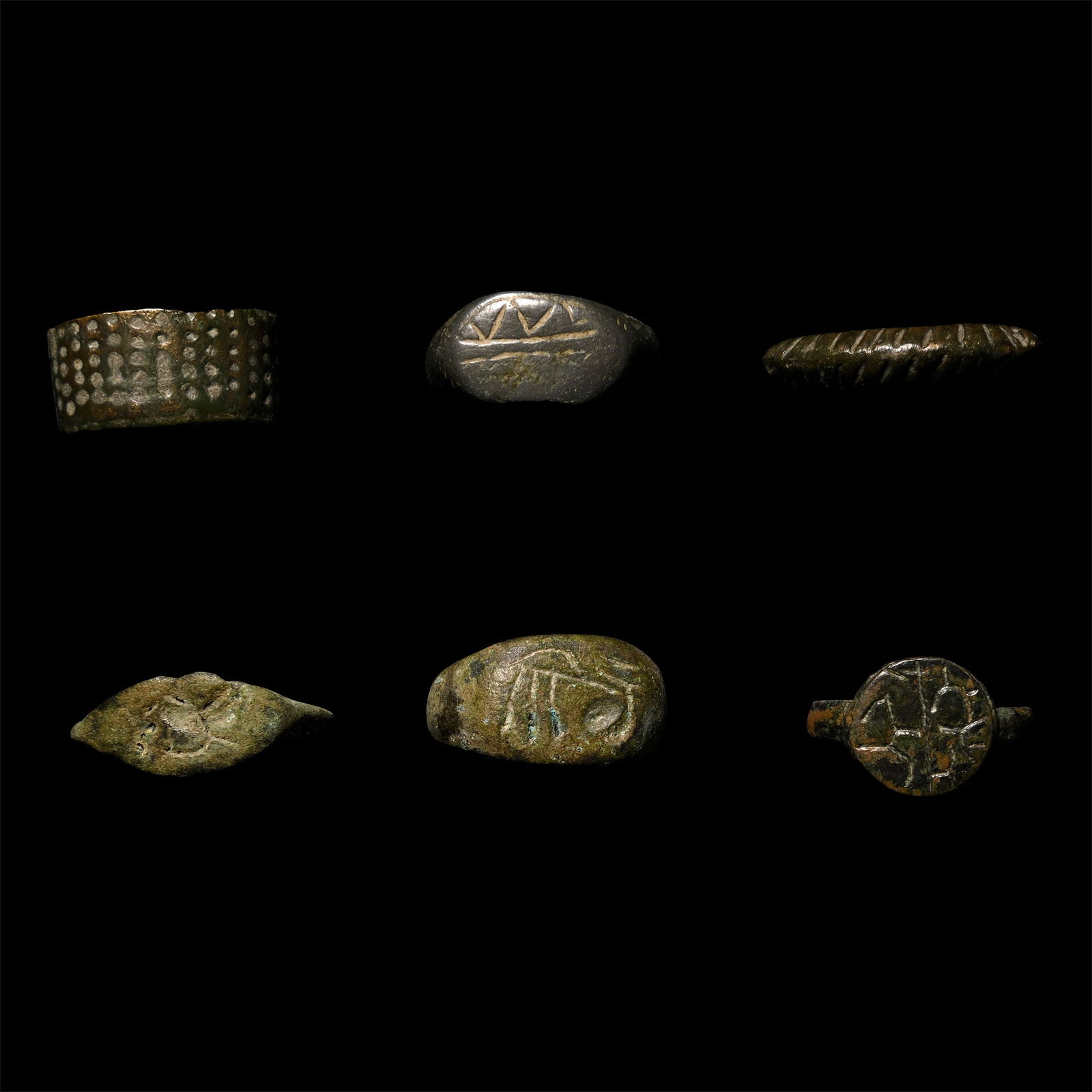 Celtic to Medieval Bronze Ring Collection (1 of 1)