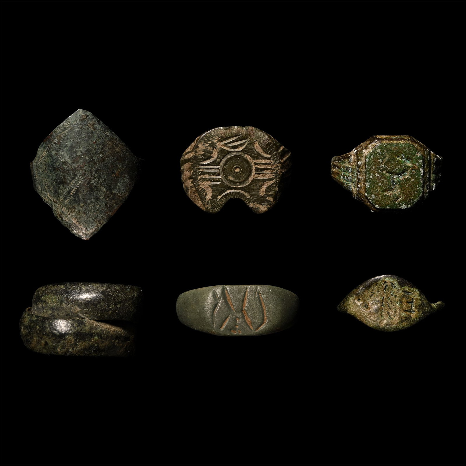 Celtic to Medieval Bronze Ring Collection (1 of 1)