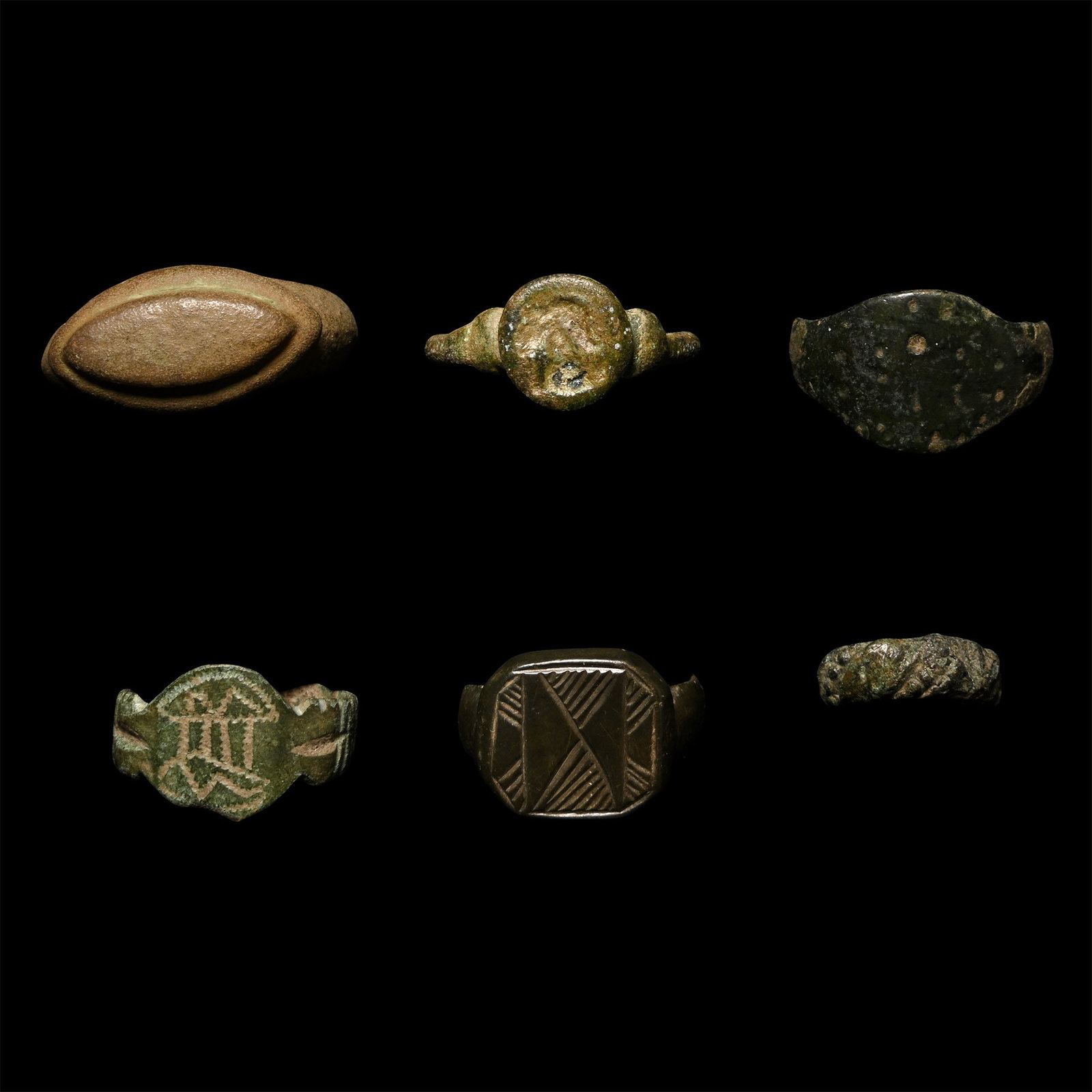 Celtic to Medieval Bronze Ring Collection (1 of 1)