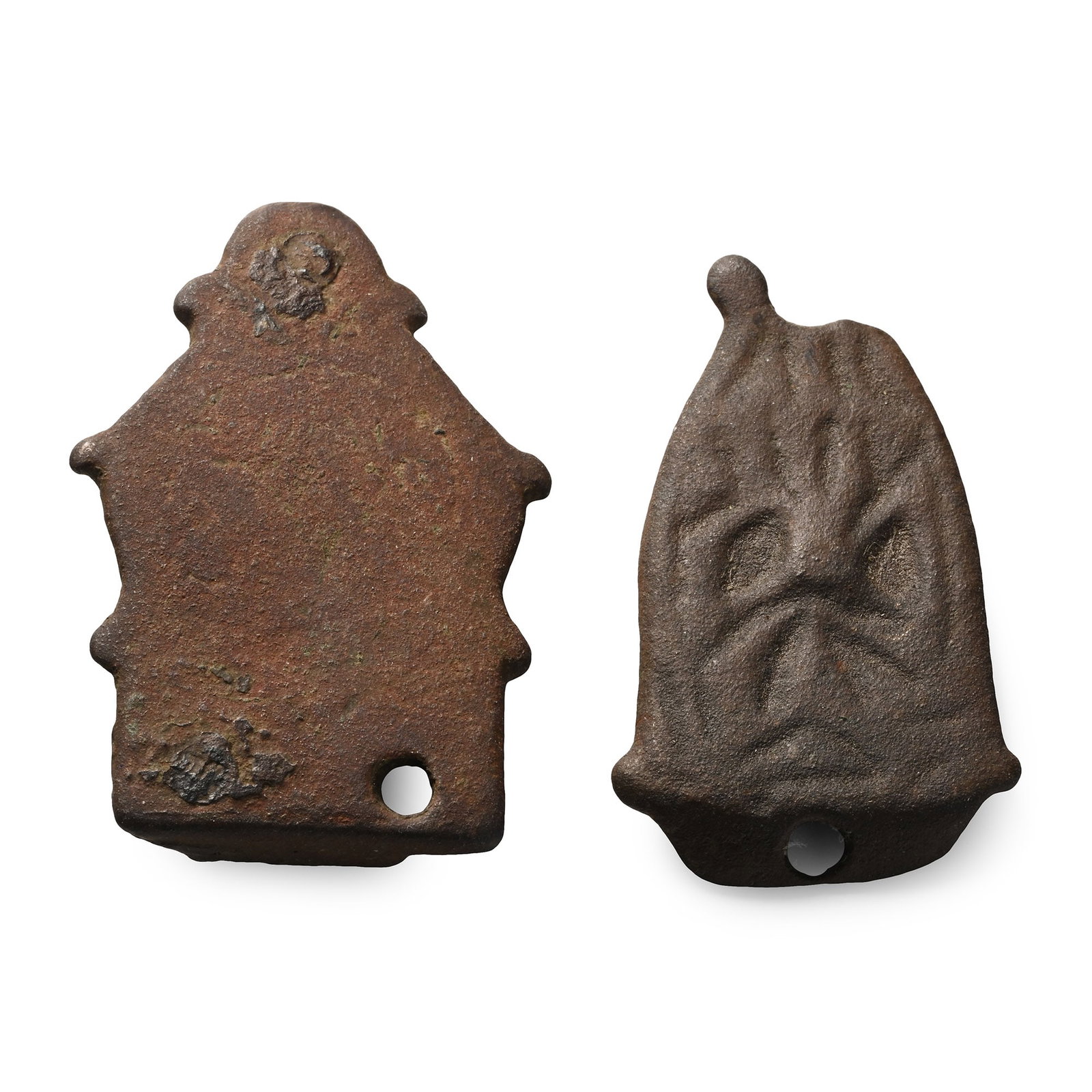 Anglo-Scandinavian Viking Bronze Stirrup Apex Mount Group (1 of 1)