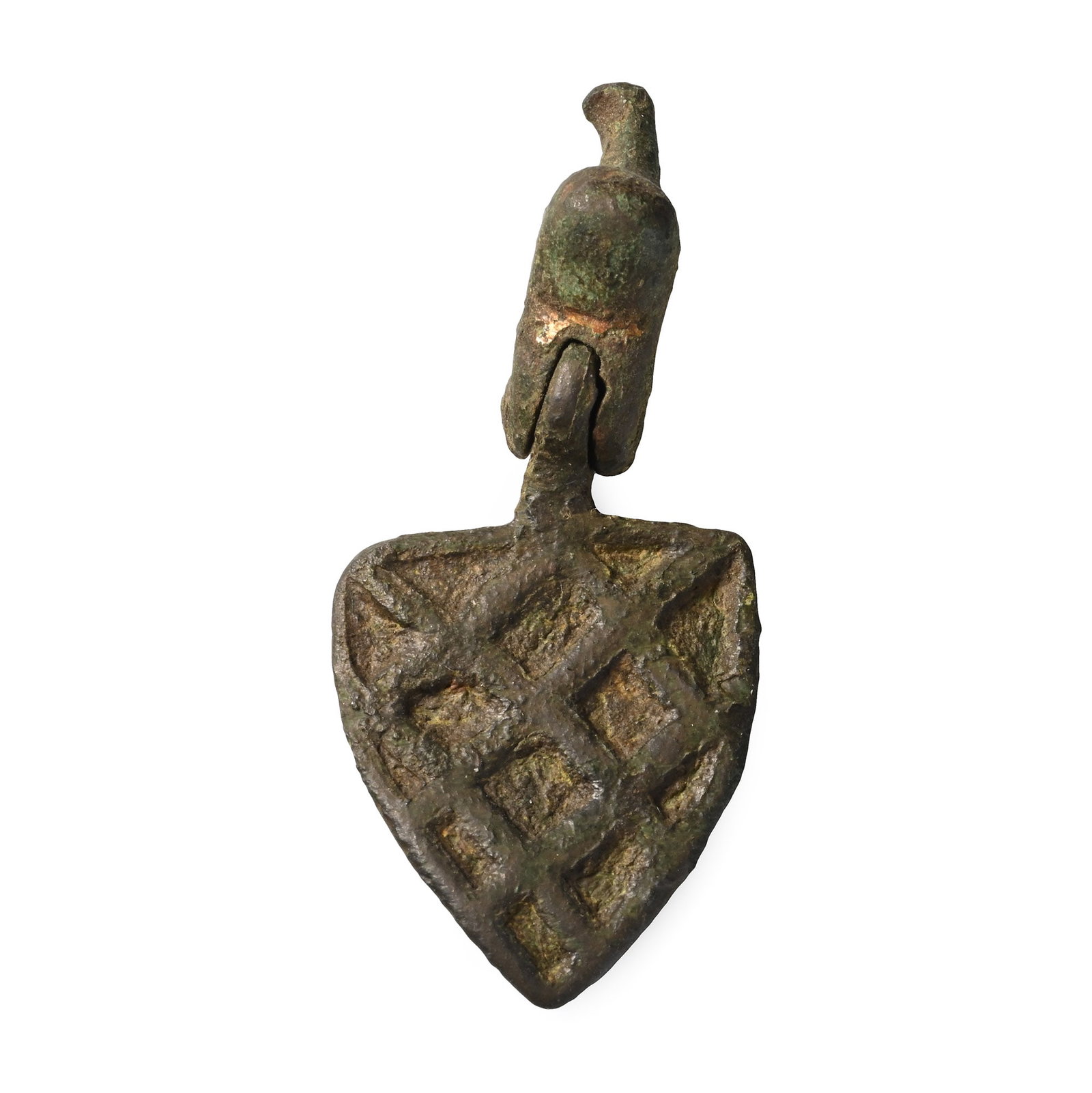 Medieval Knight's Bronze Heraldic Horse Harness Pendant with Hanger (1 of 1)
