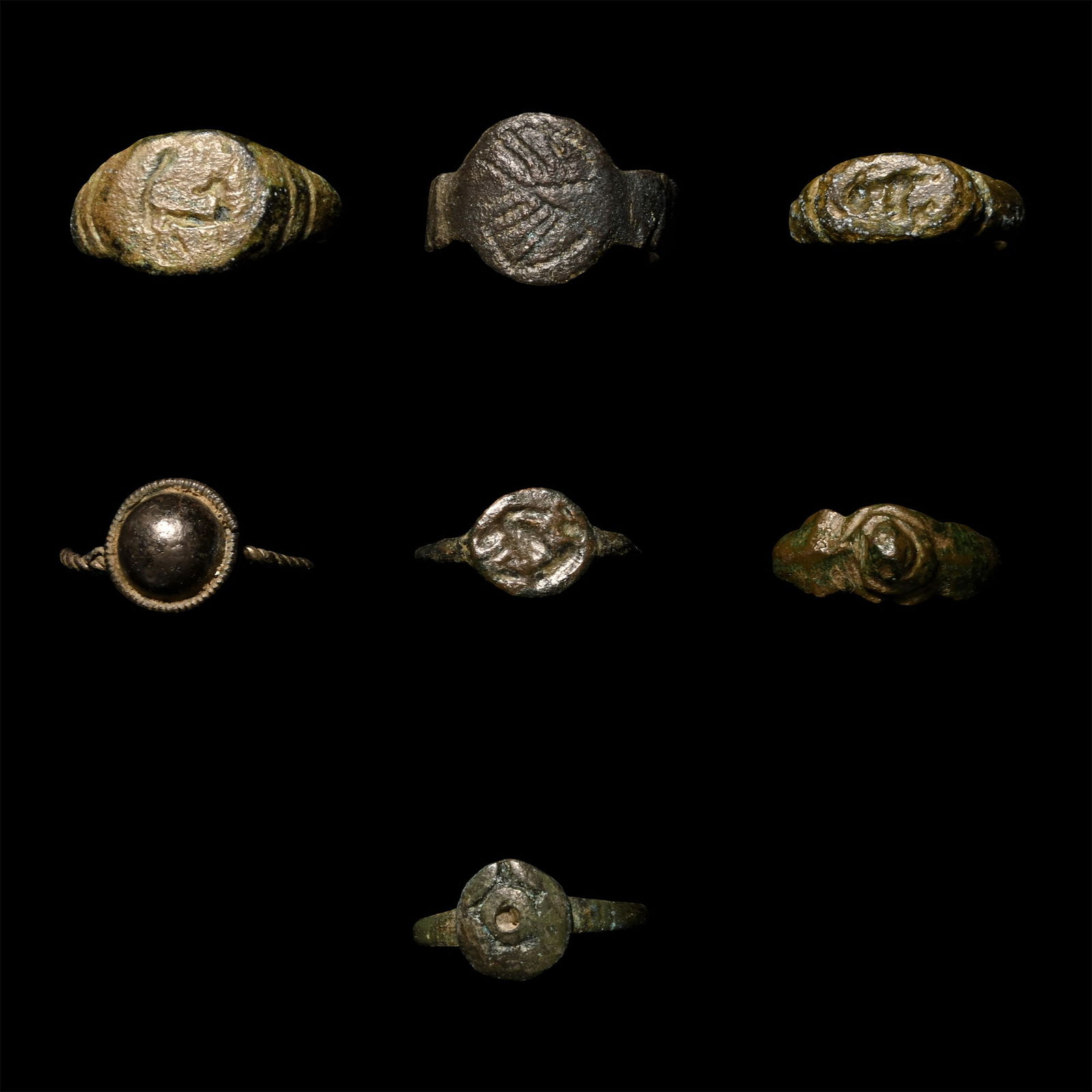 Celtic to Medieval Bronze Ring Collection (1 of 1)