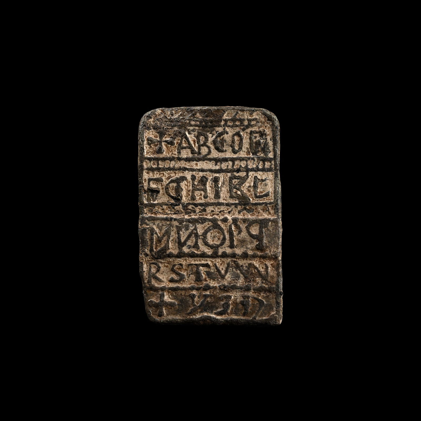 Tudor Period Lead 'Horn Book' Teaching Aid (1 of 2)