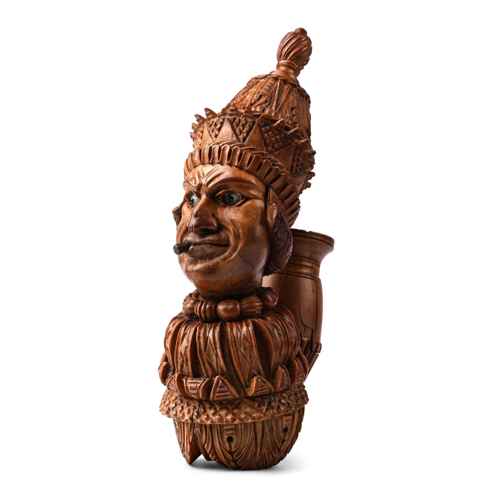 Post Medieval Figural Coquilla Pipe (1 of 2)