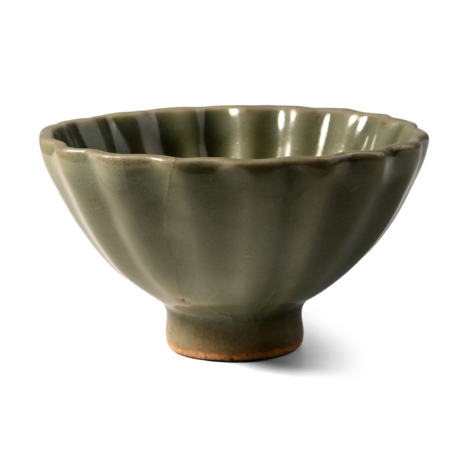 Chinese Celadon Chrysanthemum-Form Cup (1 of 1)