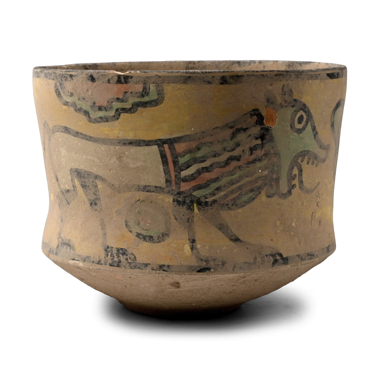 Indus Valley Terracotta Bowl with Bull and Lion (1 of 2)