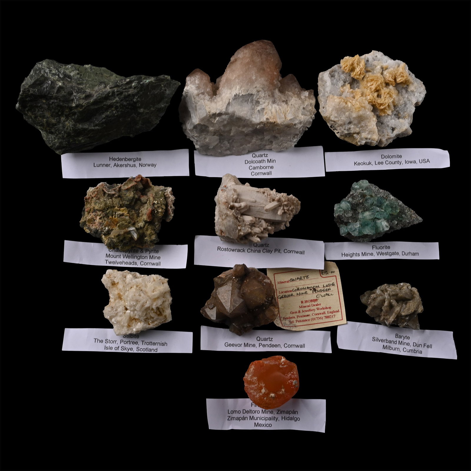 Mixed Crystal and Mineral Specimen Group (1 of 1)