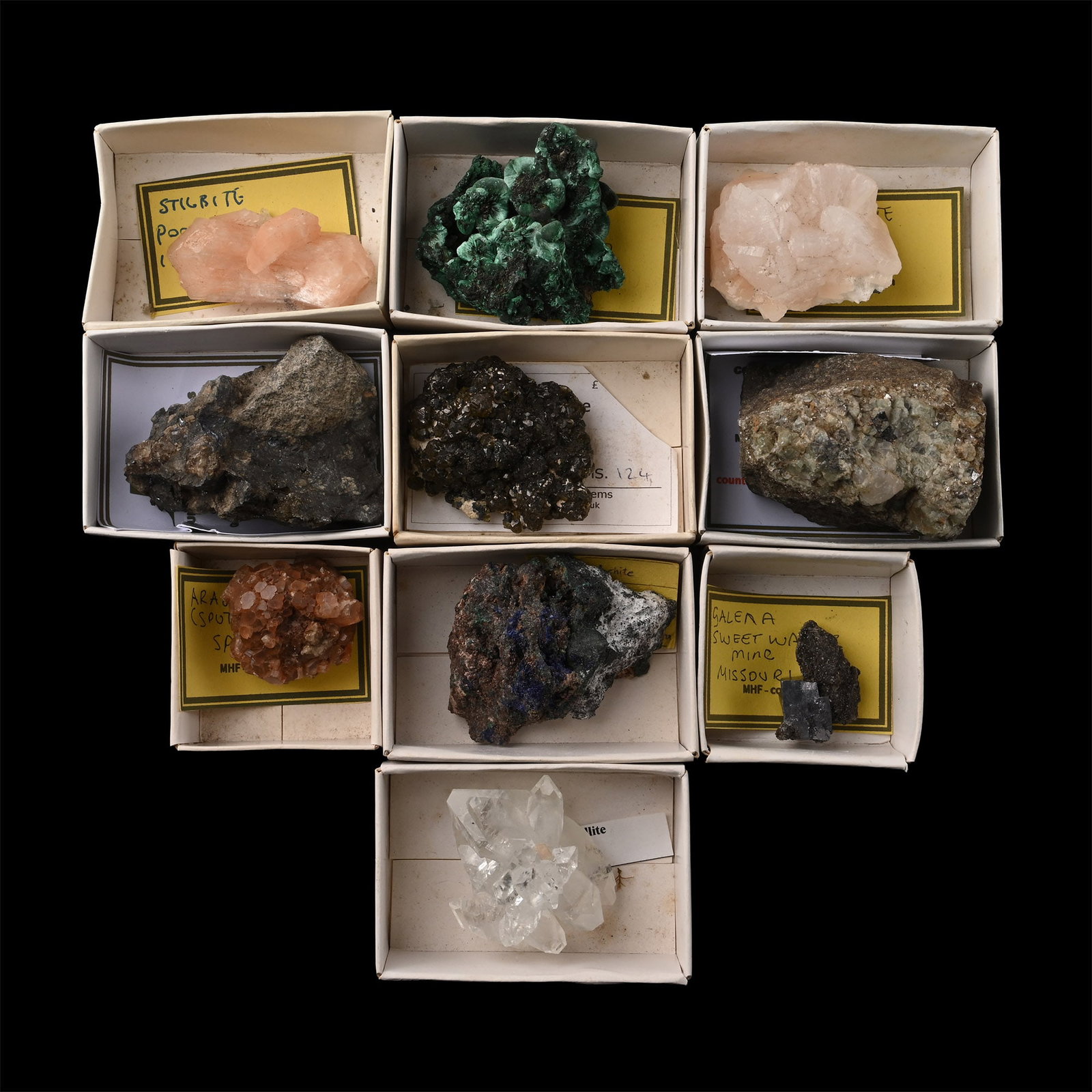 Mixed Crystal and Mineral Specimen Group (1 of 1)