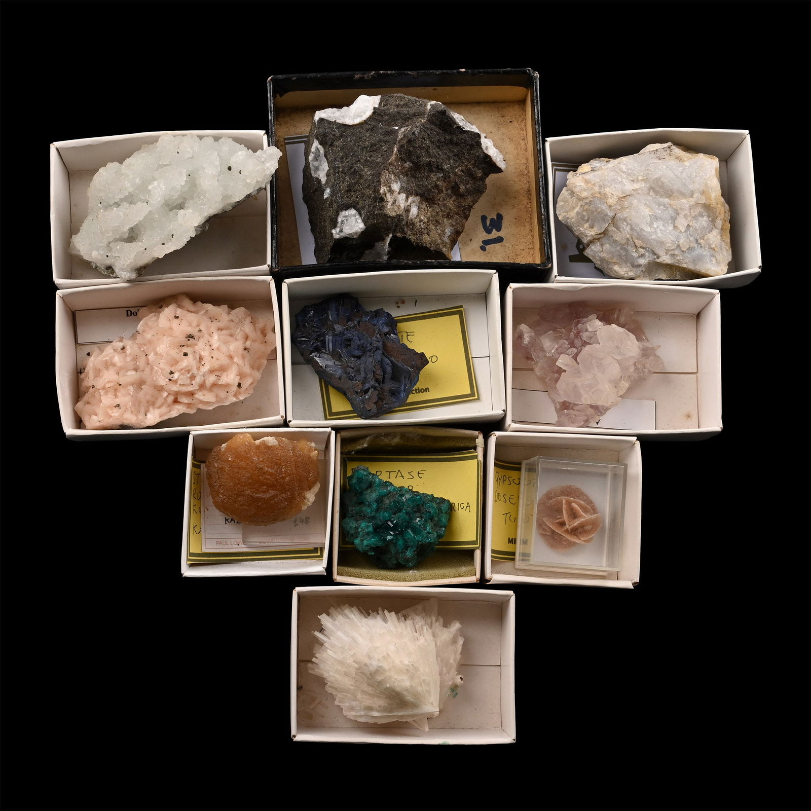 Mixed Crystal and Mineral Specimen Group (1 of 1)