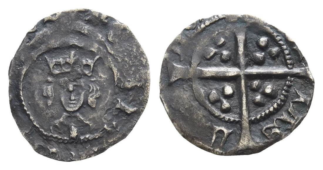 England. Lancaster, Henry VI AR Halfpenny. (1 of 1)