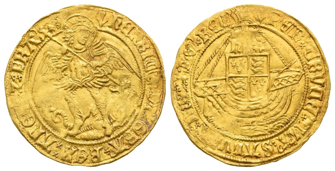 England. Tudor, Henry VII AV Angel. (1 of 1)