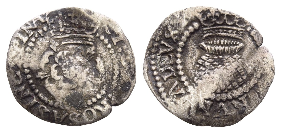 England. Stuart, James I AR Halfgroat. (1 of 1)