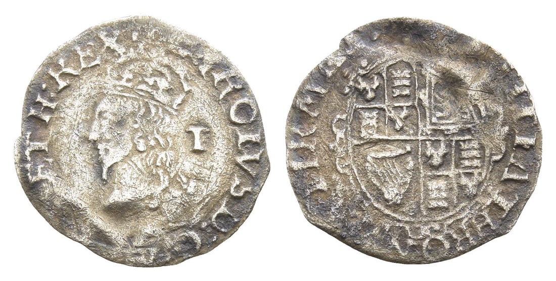 England. Stuart, Charles I AR Penny. (1 of 1)