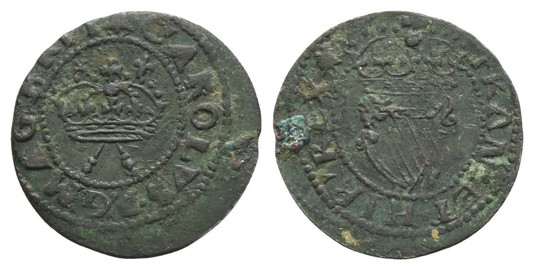 Ireland. Stuart, Charles I CU Farthing. (1 of 1)