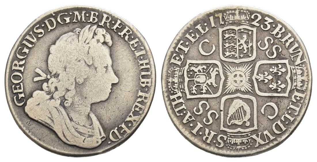 Great Britain. Hanover, George I AR Shilling. (1 of 1)