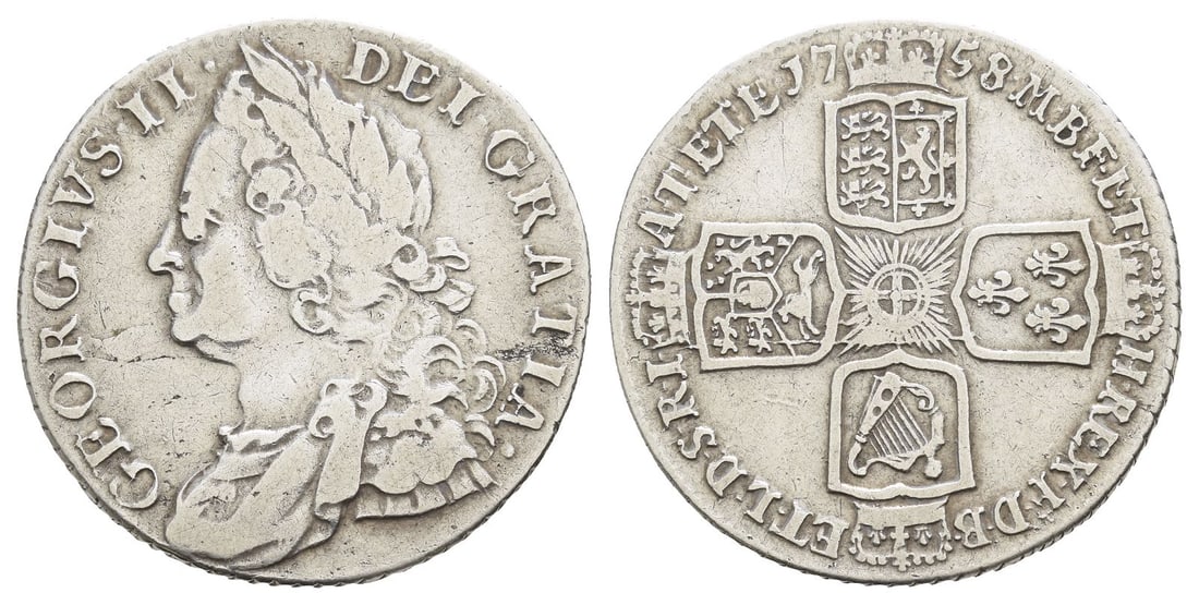 Great Britain. Hanover, George II AR Shilling. (1 of 1)