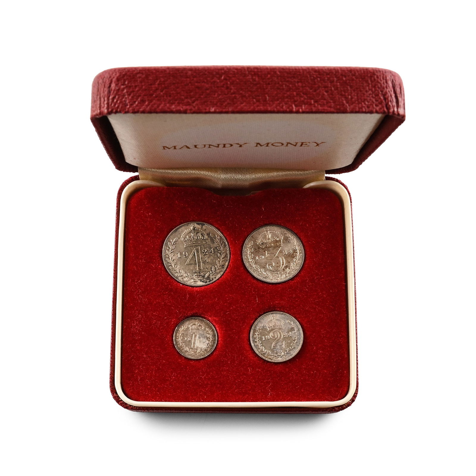 Great Britain. Windsor, George V AR Maundy Money Set. (1 of 1)